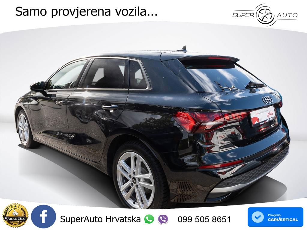 Audi A3 Sportback 40 TFSI e (204 KS) Plug-in Hybrid S tronic LED+GR SJED+ACC