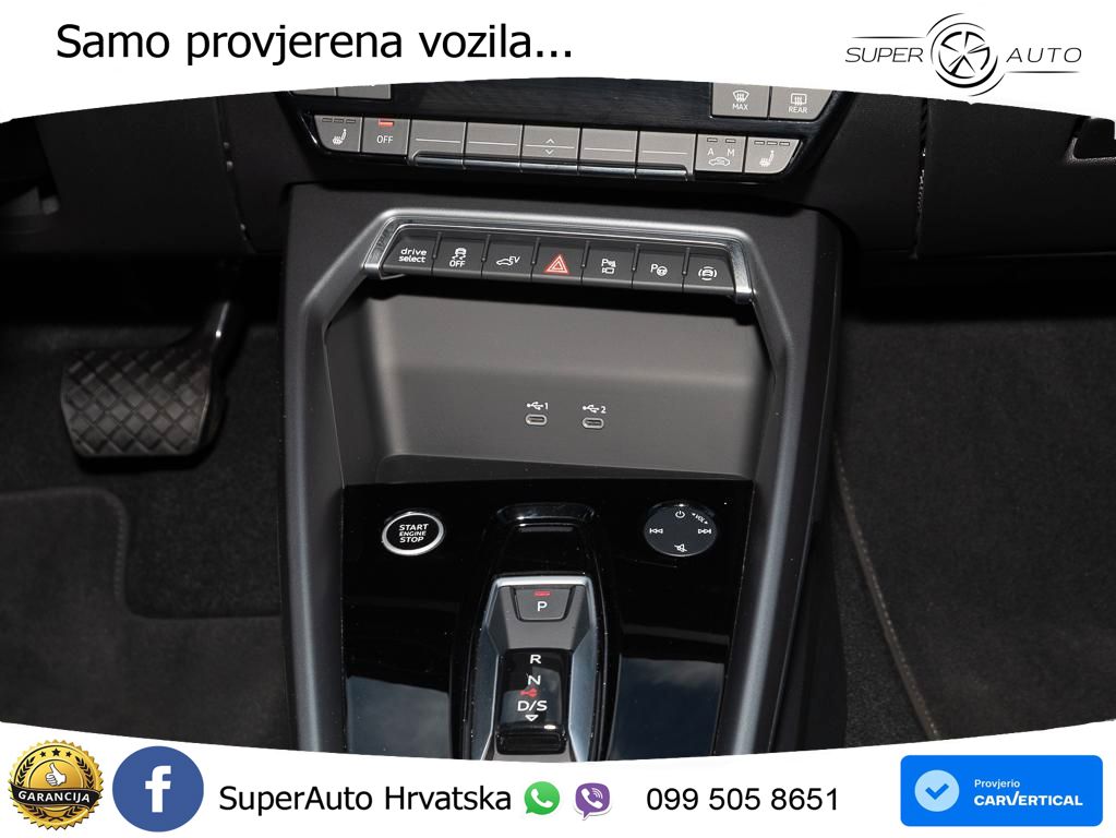 Audi A3 Sportback 40 TFSI e (204 KS) Plug-in Hybrid S tronic LED+GR SJED+ACC