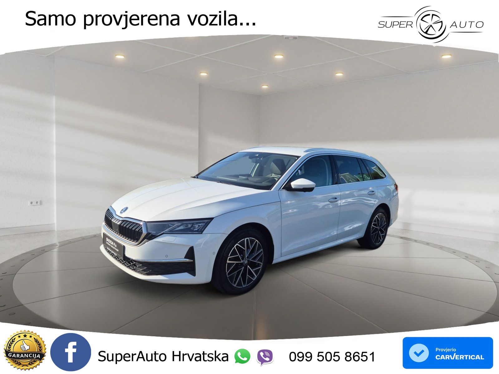 Škoda Octavia Combi 2.0 TDI (150 KS) DSG LED+GR SJED+ACC