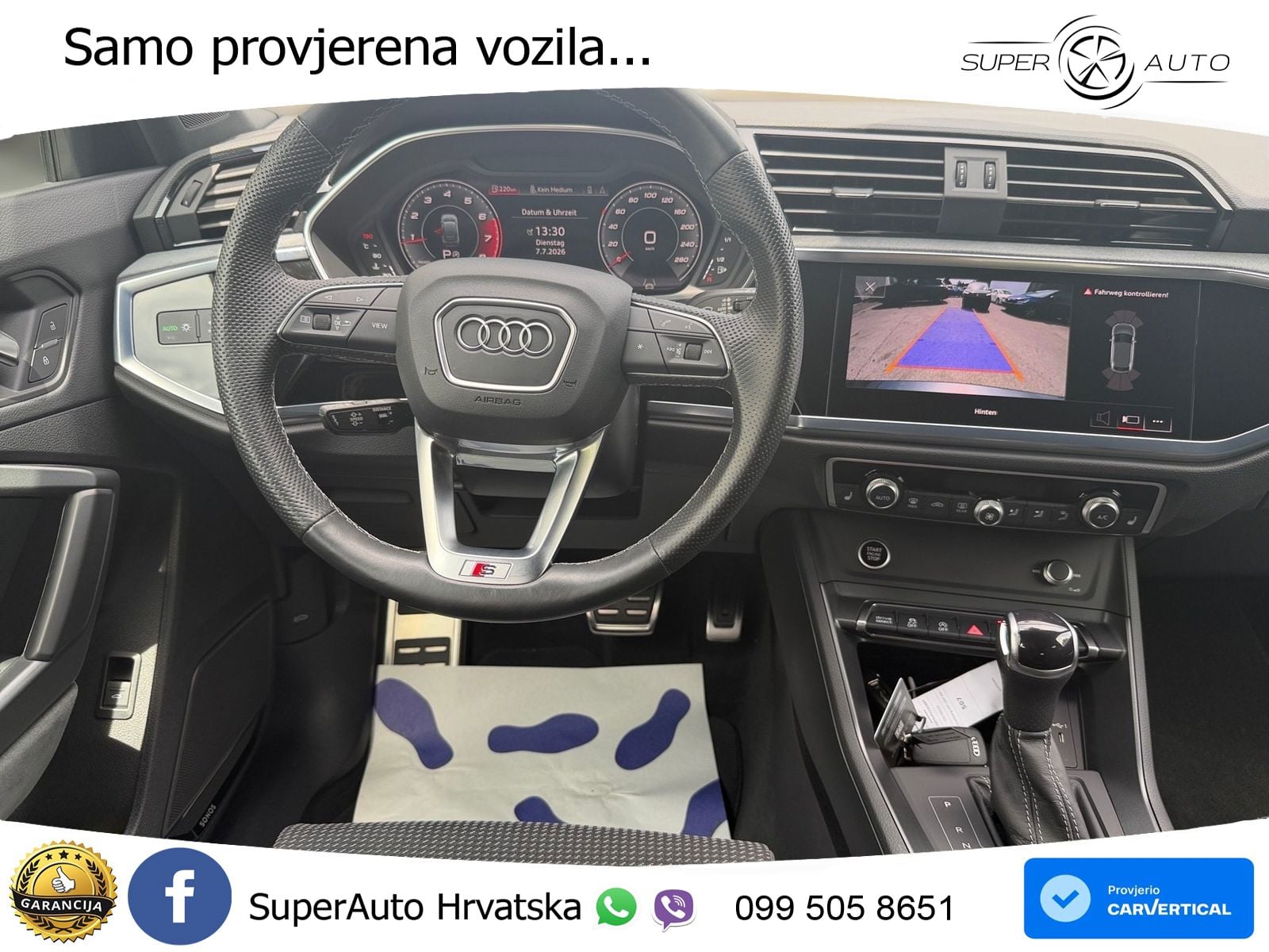 Audi Q3 II Sportback 40 TFSI (190 KS) quattro S tronic S line MATRIX+GR SJED+KAM