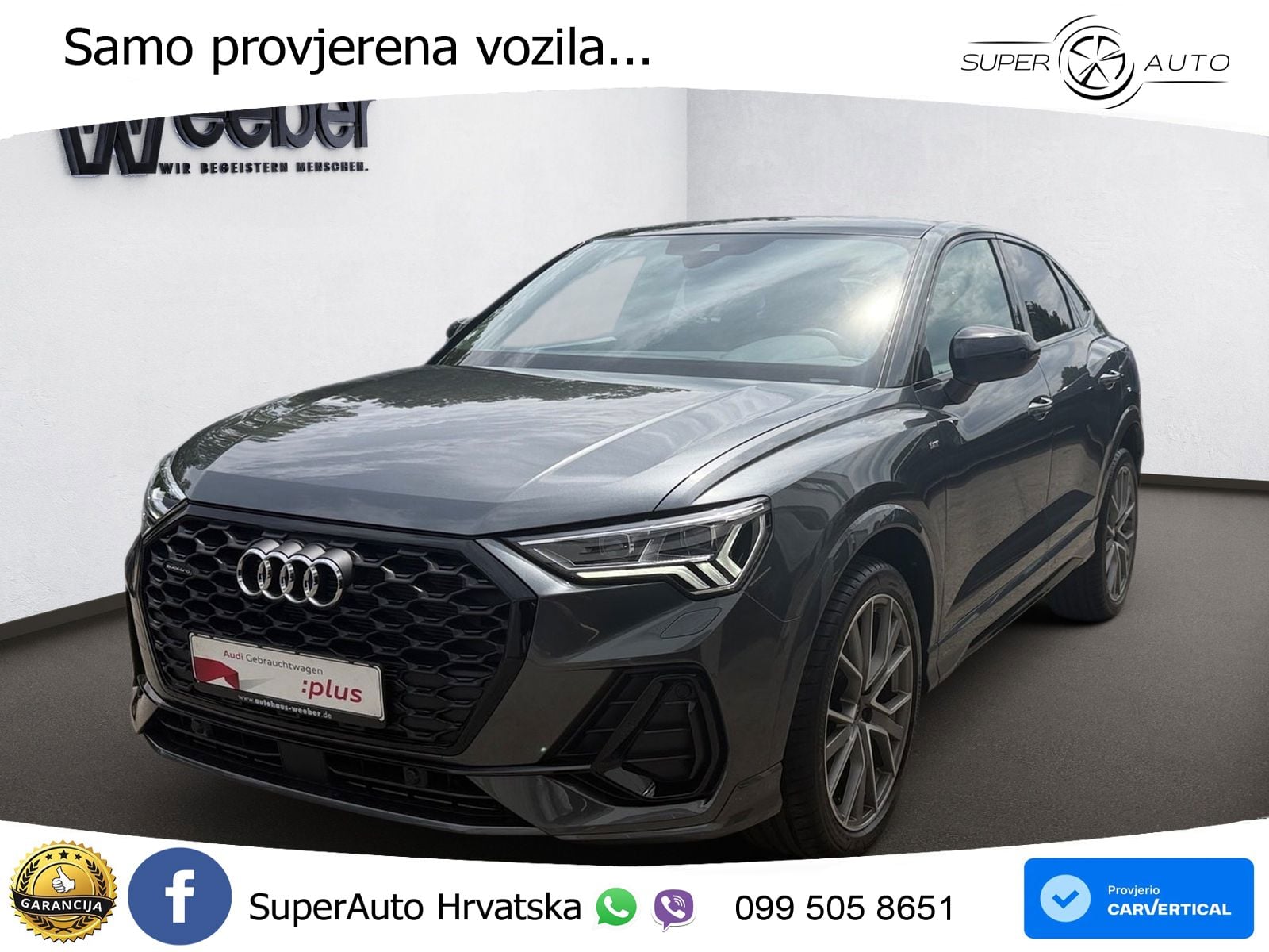 Audi Q3 II Sportback 40 TFSI (190 KS) quattro S tronic S line MATRIX+GR SJED+KAM
