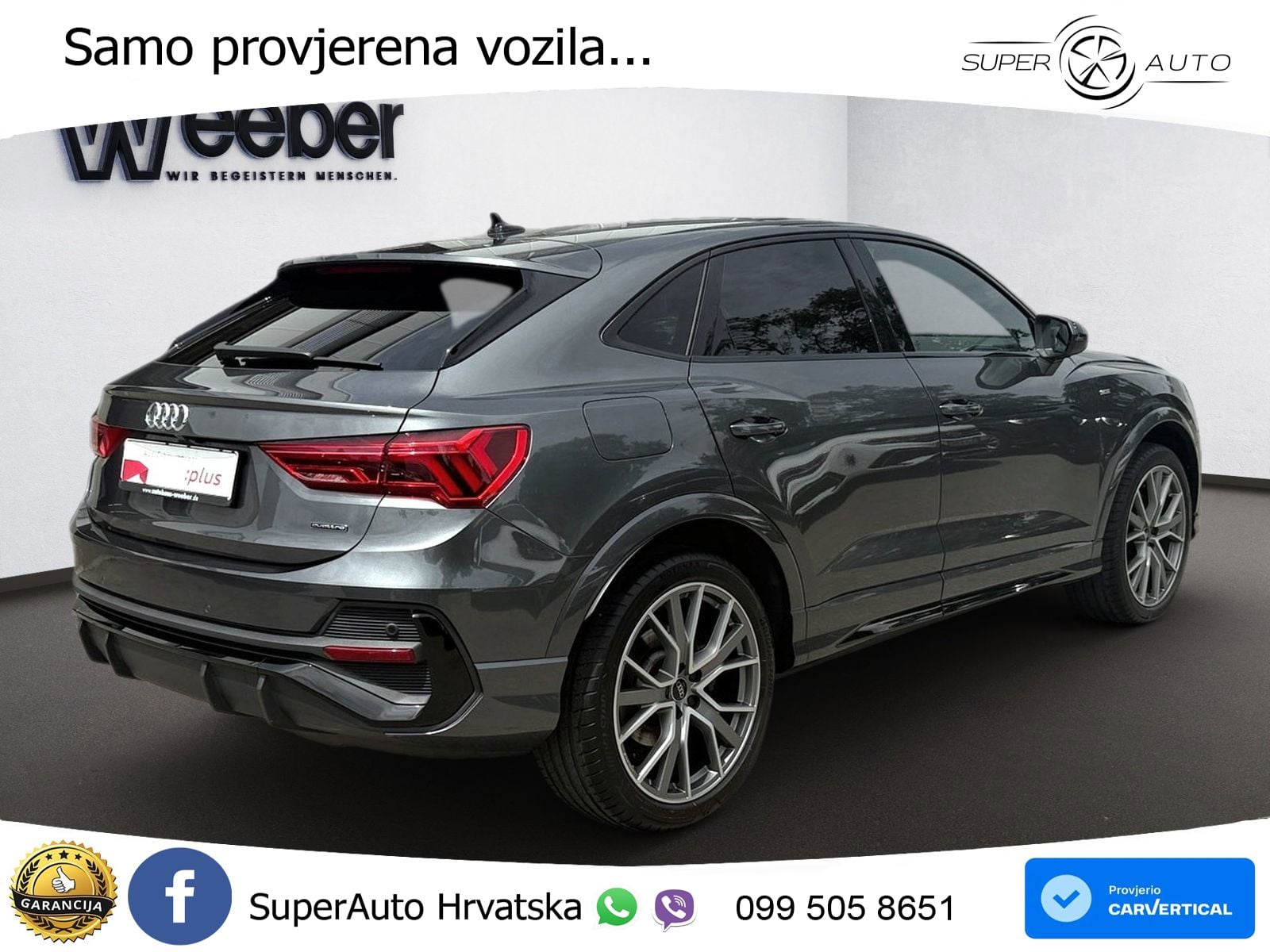 Audi Q3 II Sportback 40 TFSI (190 KS) quattro S tronic S line MATRIX+GR SJED+KAM