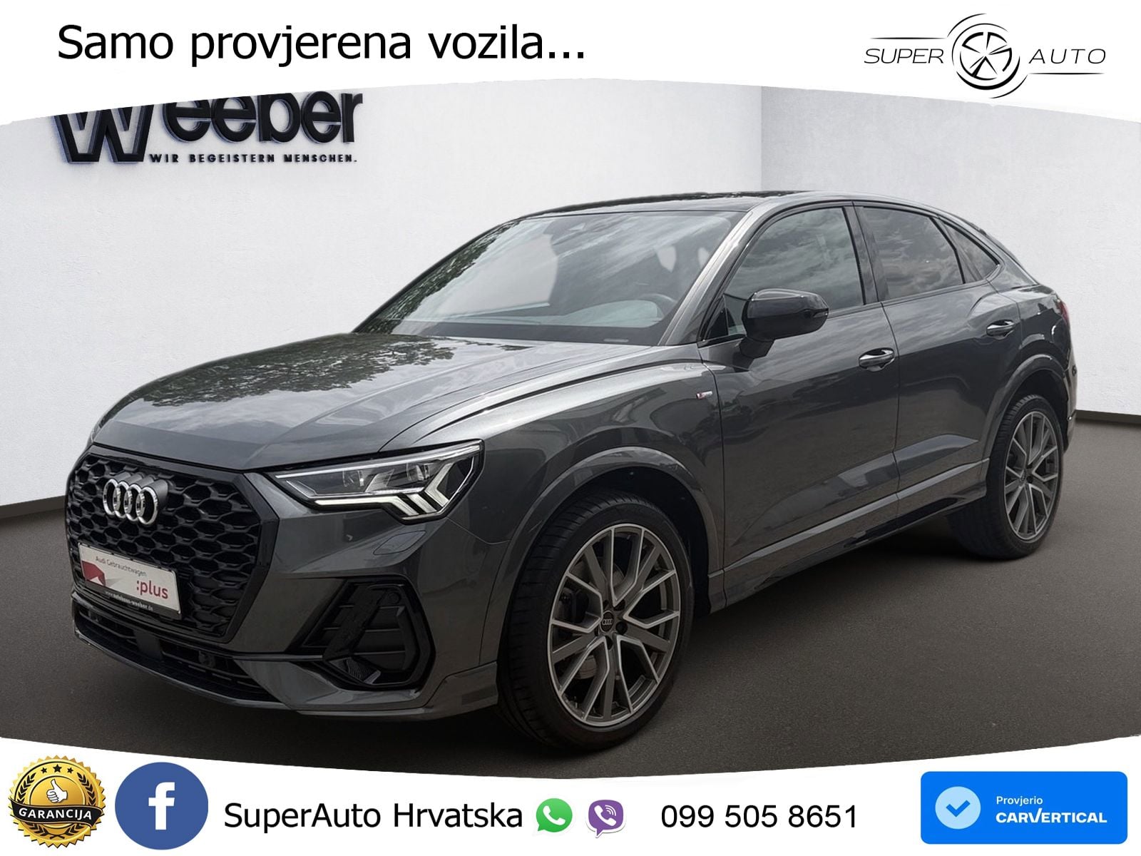 Audi Q3 II Sportback 40 TFSI (190 KS) quattro S tronic S line MATRIX+GR SJED+KAM