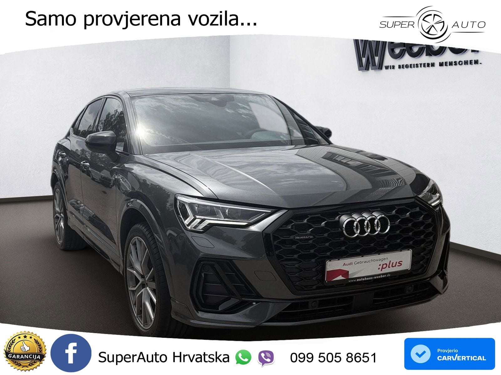 Audi Q3 II Sportback 40 TFSI (190 KS) quattro S tronic S line MATRIX+GR SJED+KAM