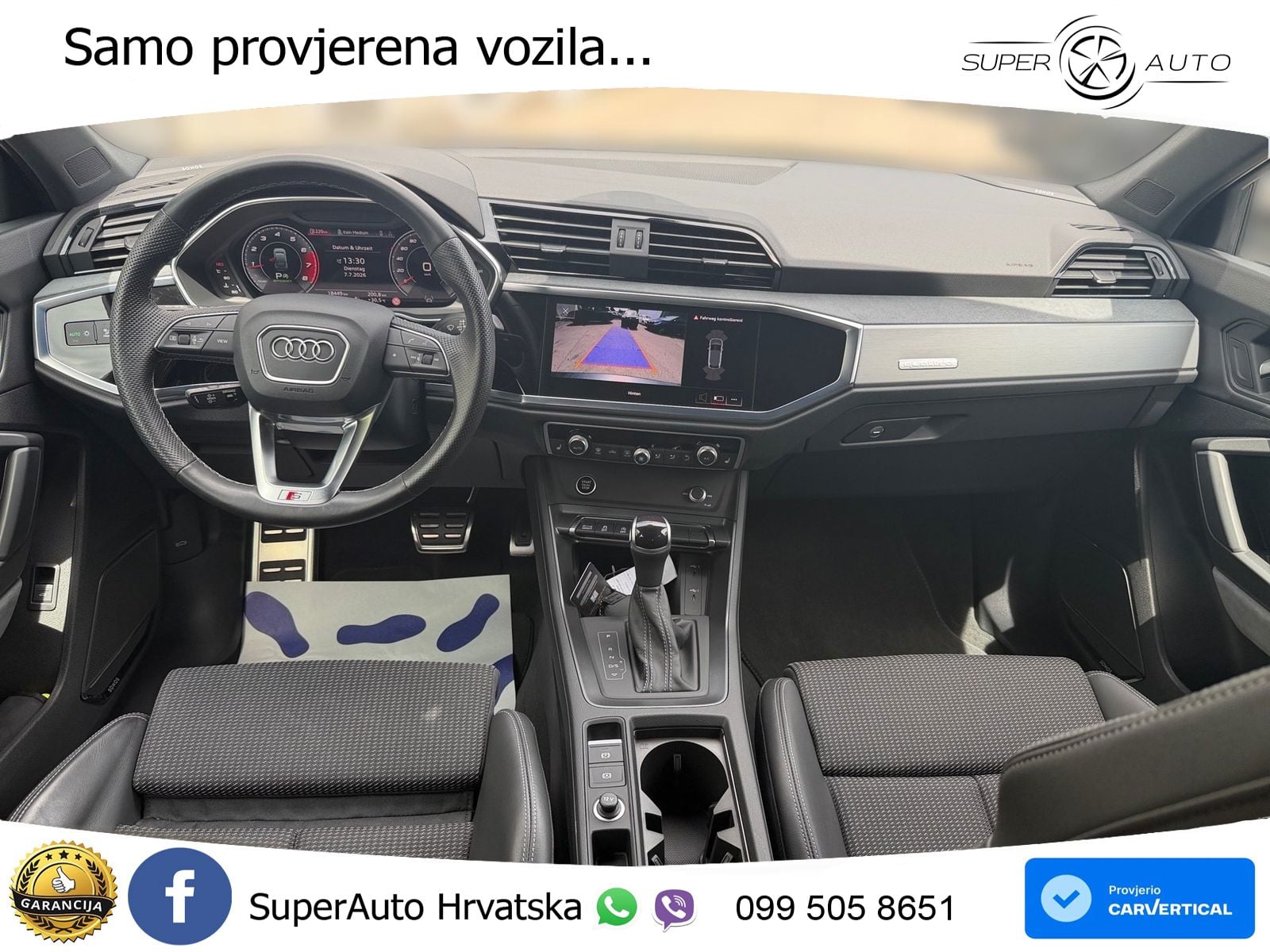Audi Q3 II Sportback 40 TFSI (190 KS) quattro S tronic S line MATRIX+GR SJED+KAM