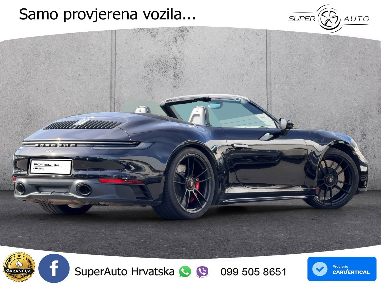 Porsche 911 Carrera 4 GTS Cabriolet 3.0 (480 KS) PDK LED+GR SJED+ACC