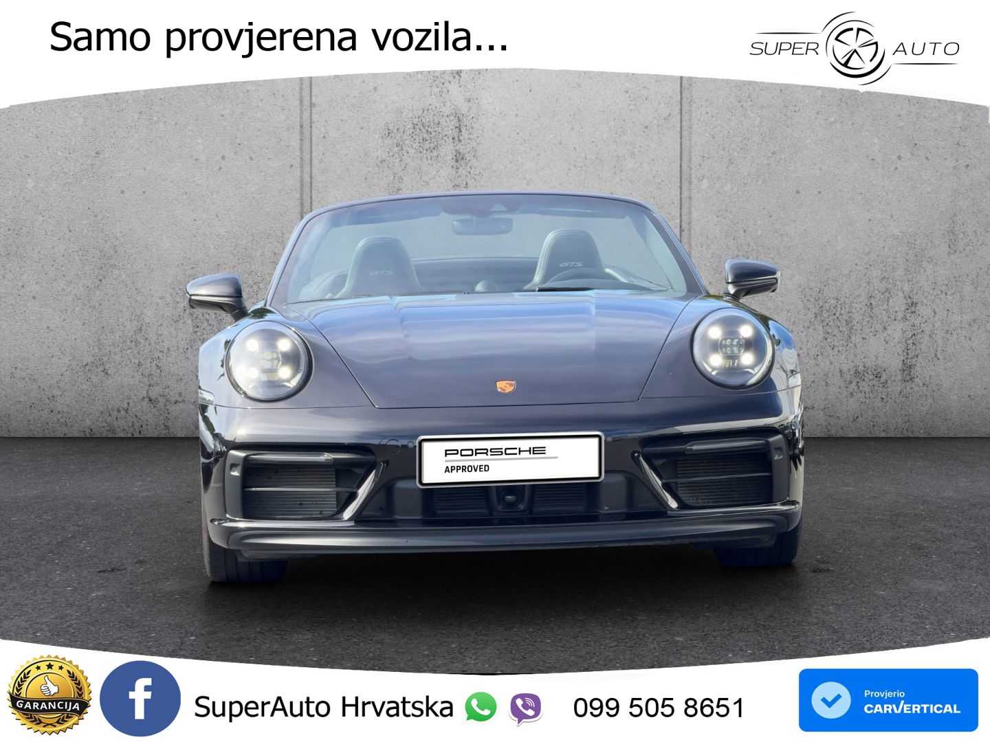 Porsche 911 Carrera 4 GTS Cabriolet 3.0 (480 KS) PDK LED+GR SJED+ACC