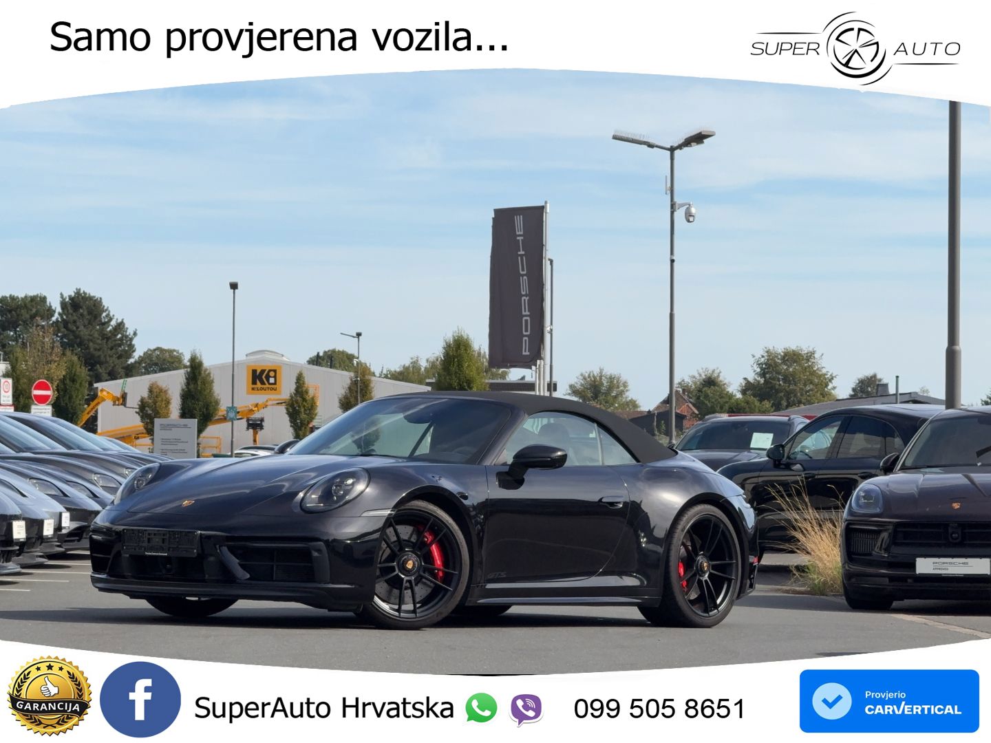 Porsche 911 Carrera 4 GTS Cabriolet 3.0 (480 KS) PDK LED+GR SJED+ACC