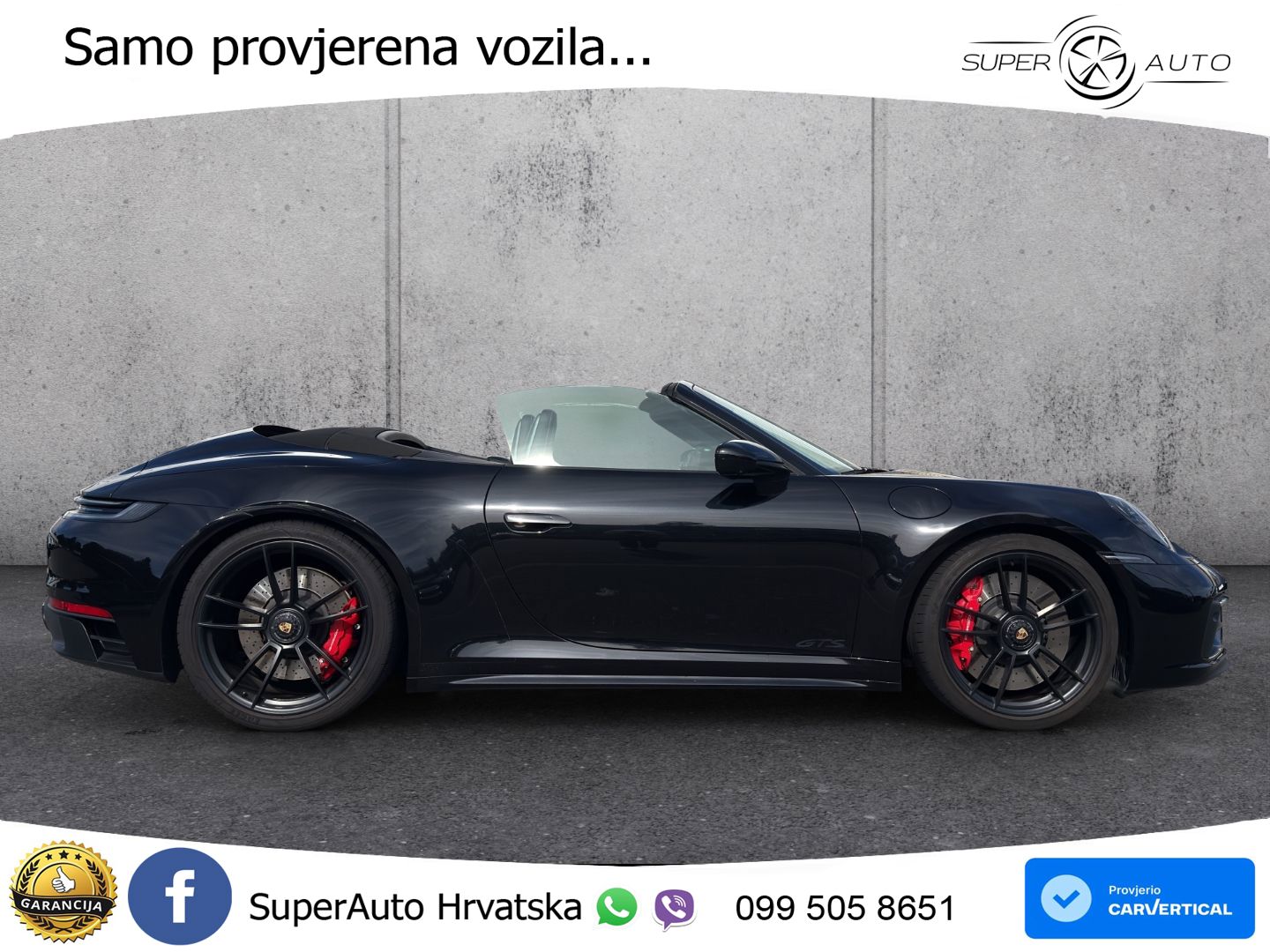 Porsche 911 Carrera 4 GTS Cabriolet 3.0 (480 KS) PDK LED+GR SJED+ACC