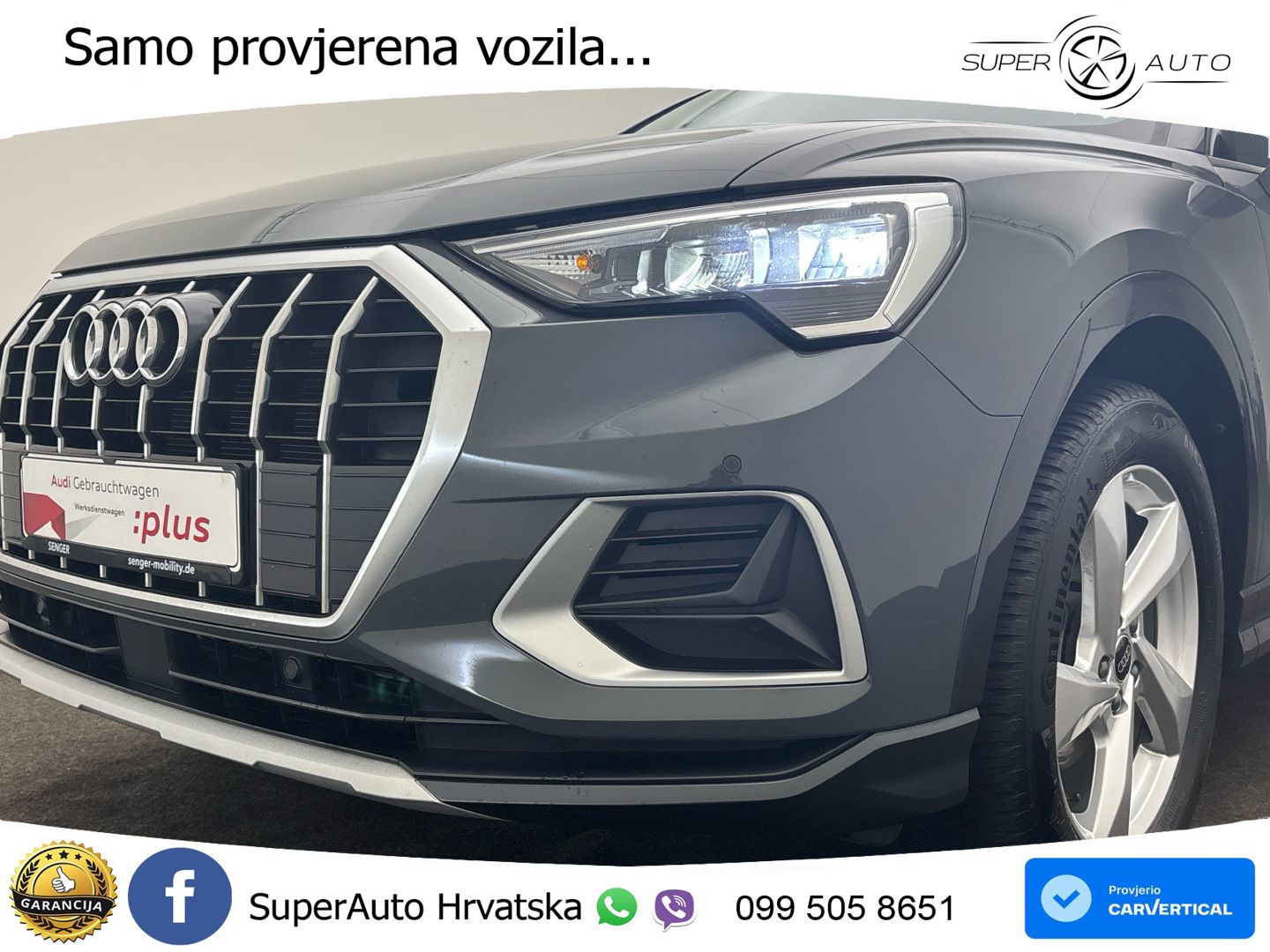 Audi Q3 35 TFSI (150 KS) S tronic advanced LED+GR SJED+ACC