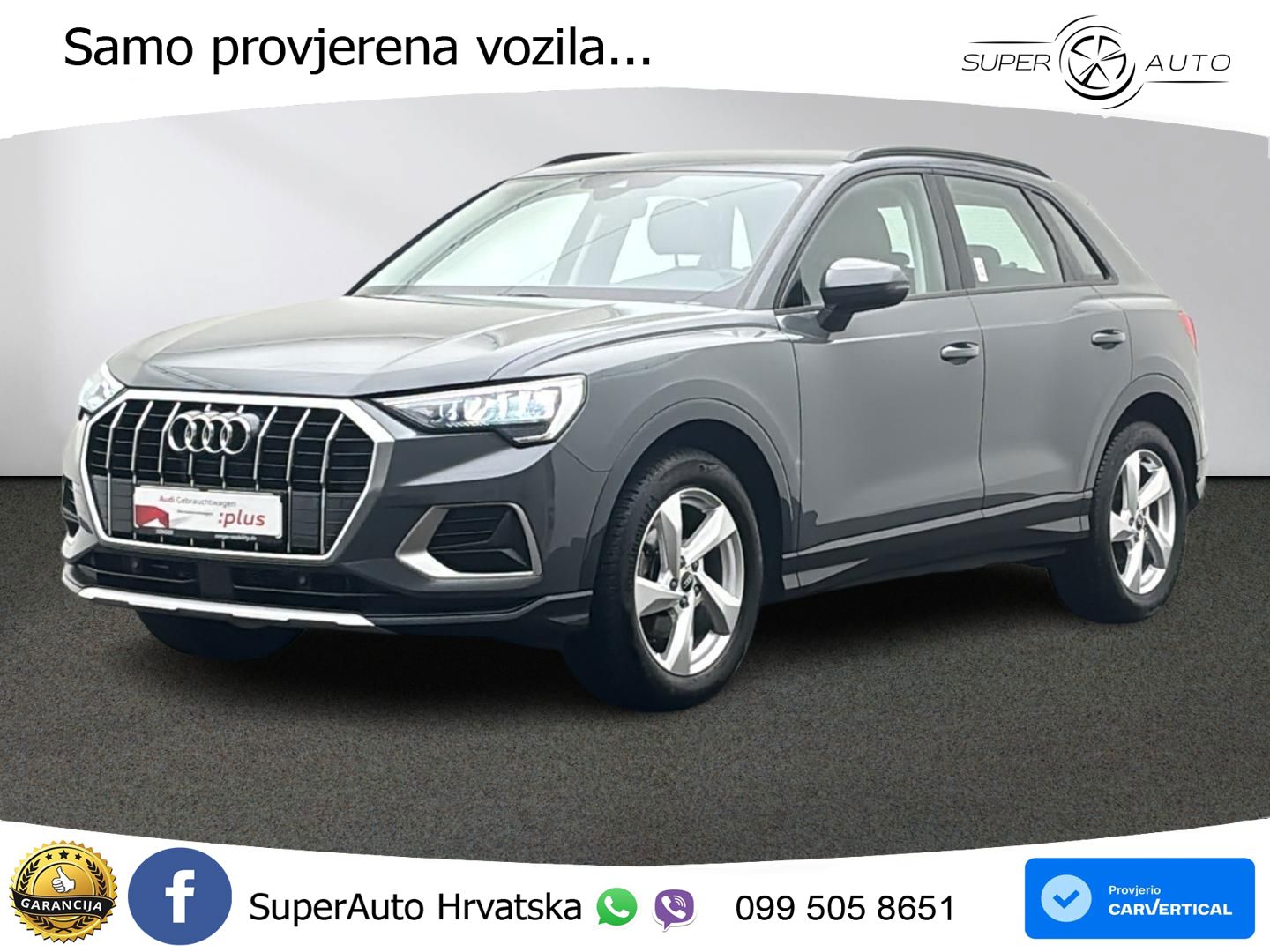 Audi Q3 35 TFSI (150 KS) S tronic advanced LED+GR SJED+ACC