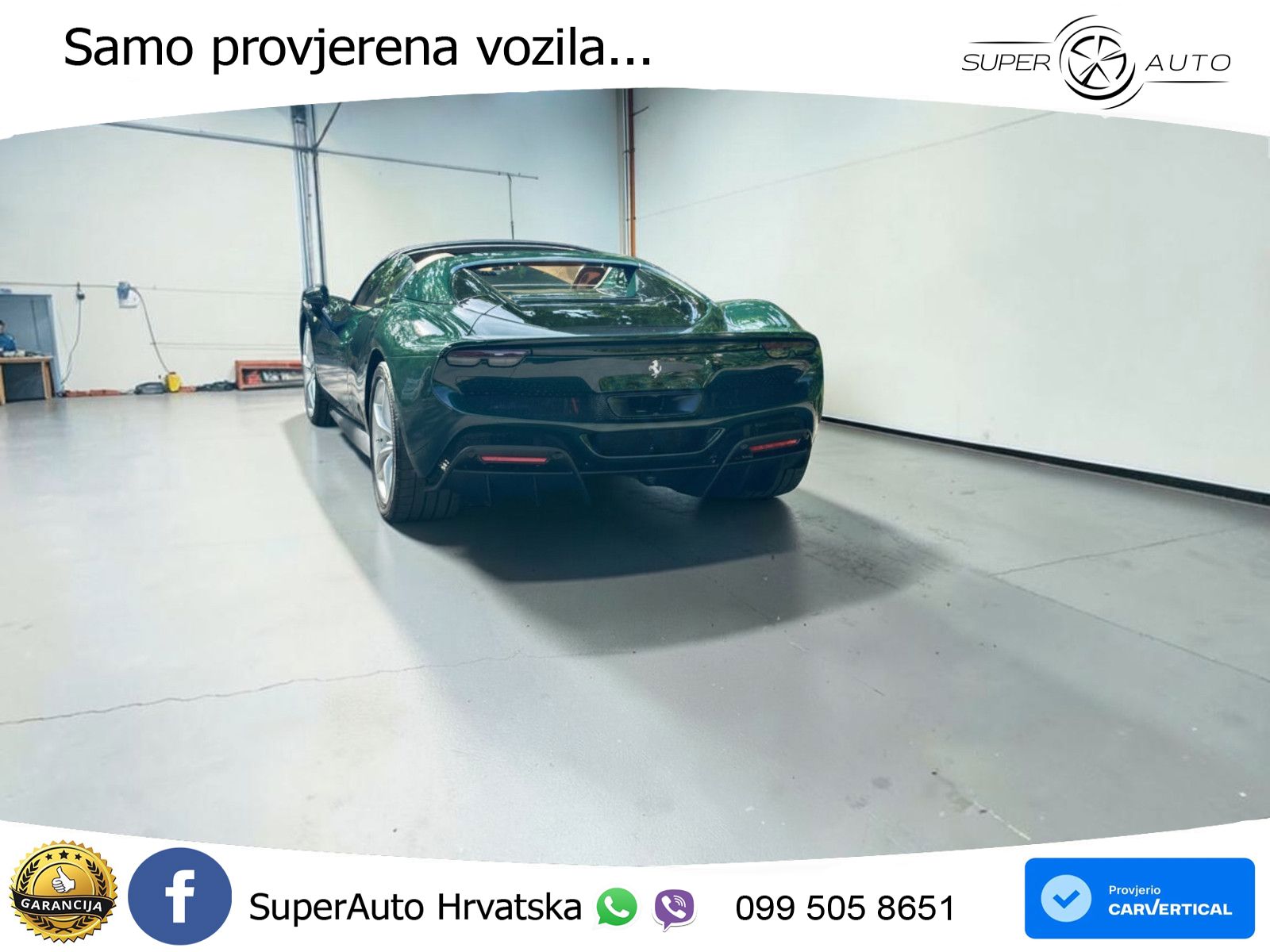 Ferrari 296 GTS 3.0 V6 (830 KS) F1 DCT LED+ACC