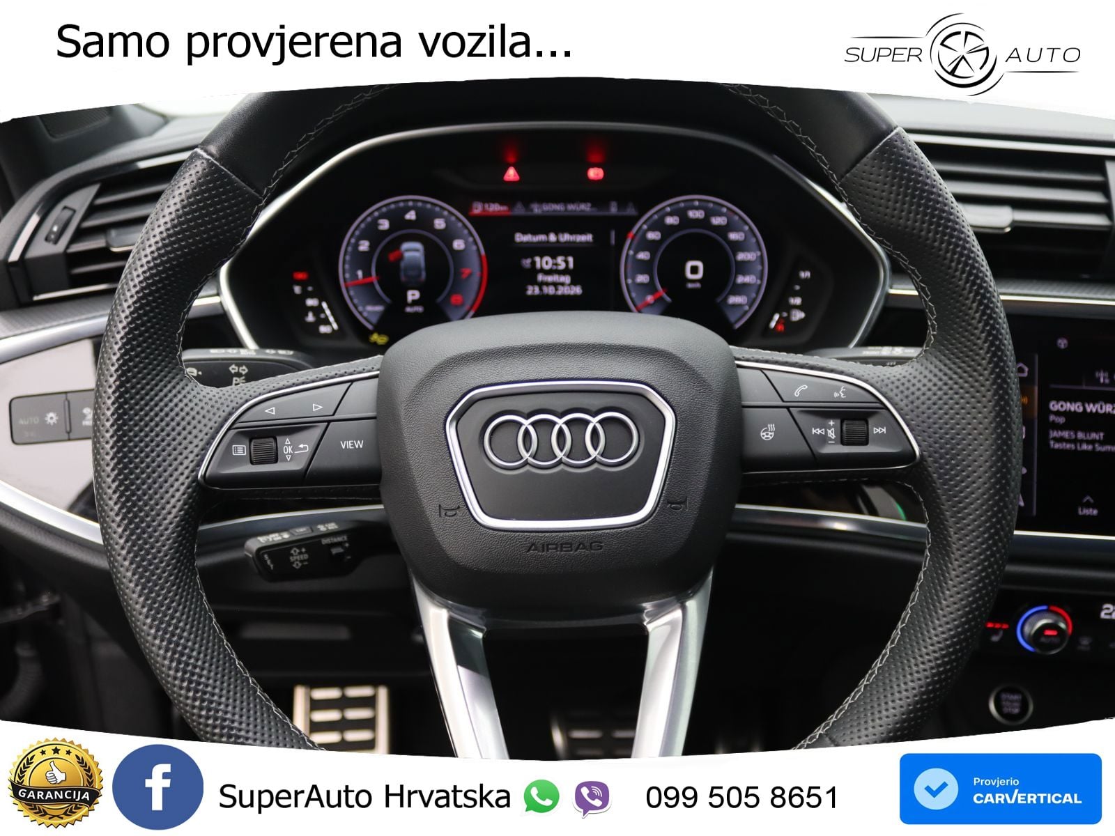 Audi Q3 Sportback 45 TFSI (245 KS) quattro S tronic S line LED+GR SJED+ACC
