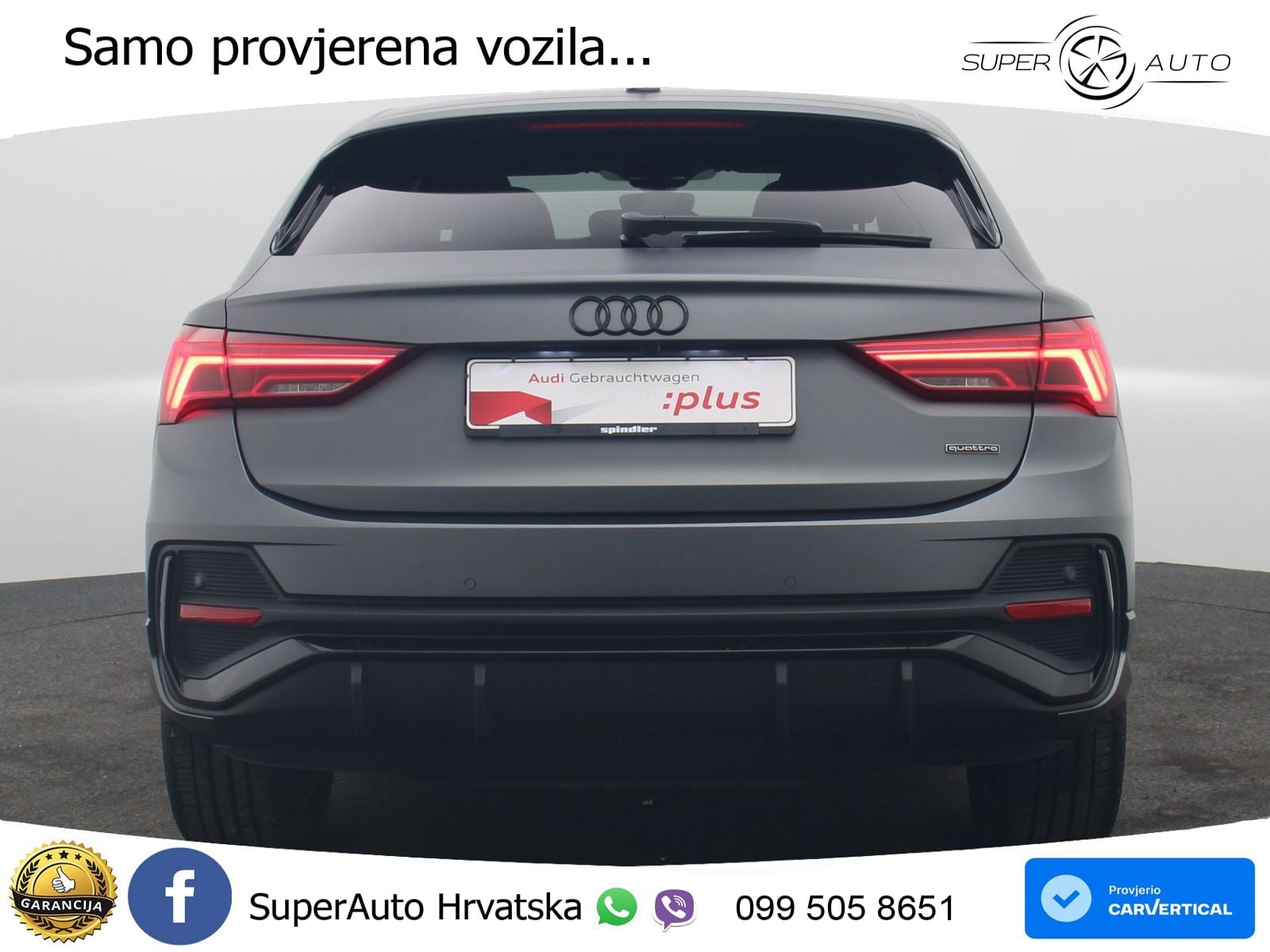 Audi Q3 Sportback 45 TFSI (245 KS) quattro S tronic S line LED+GR SJED+ACC