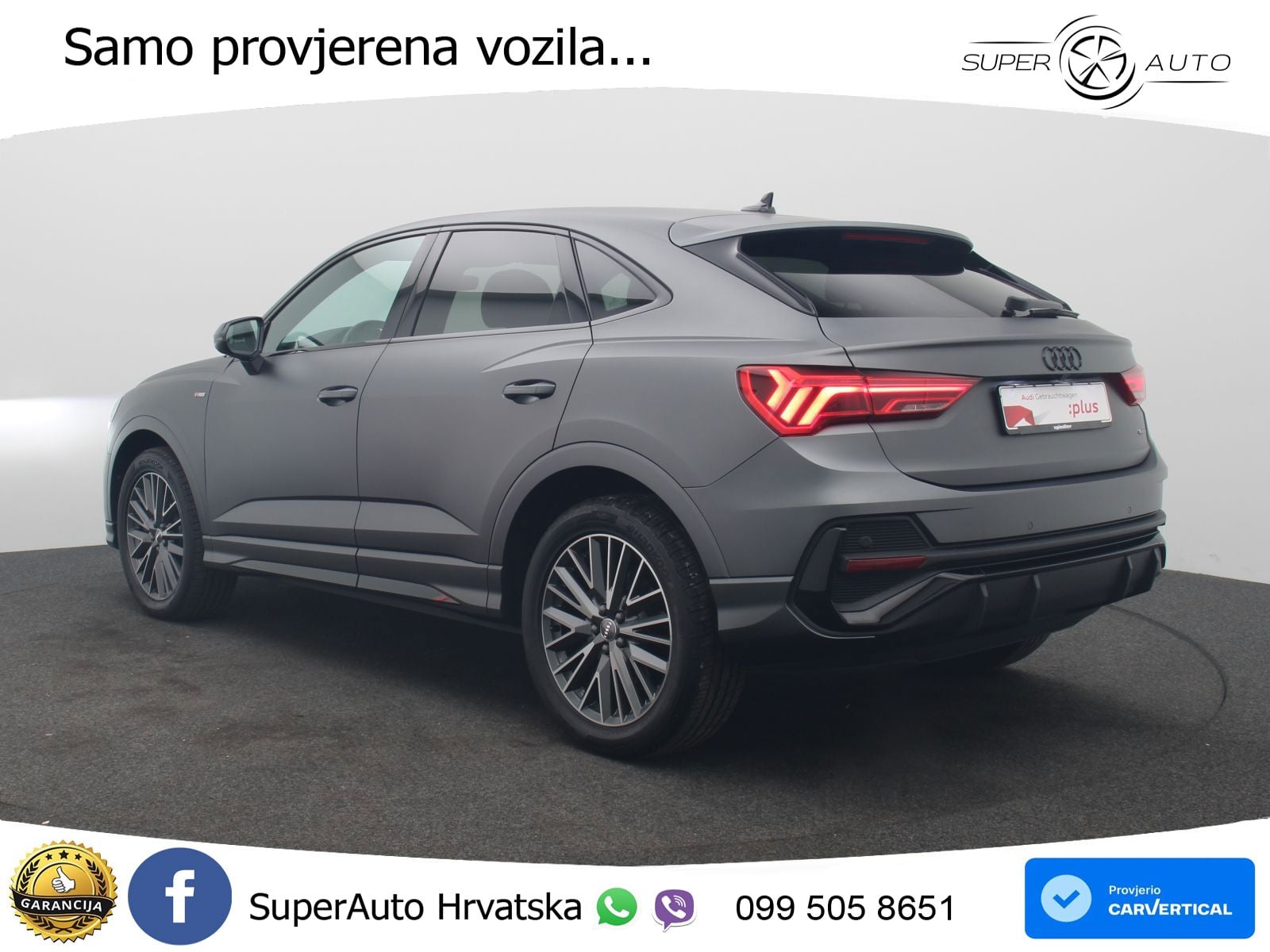 Audi Q3 Sportback 45 TFSI (245 KS) quattro S tronic S line LED+GR SJED+ACC