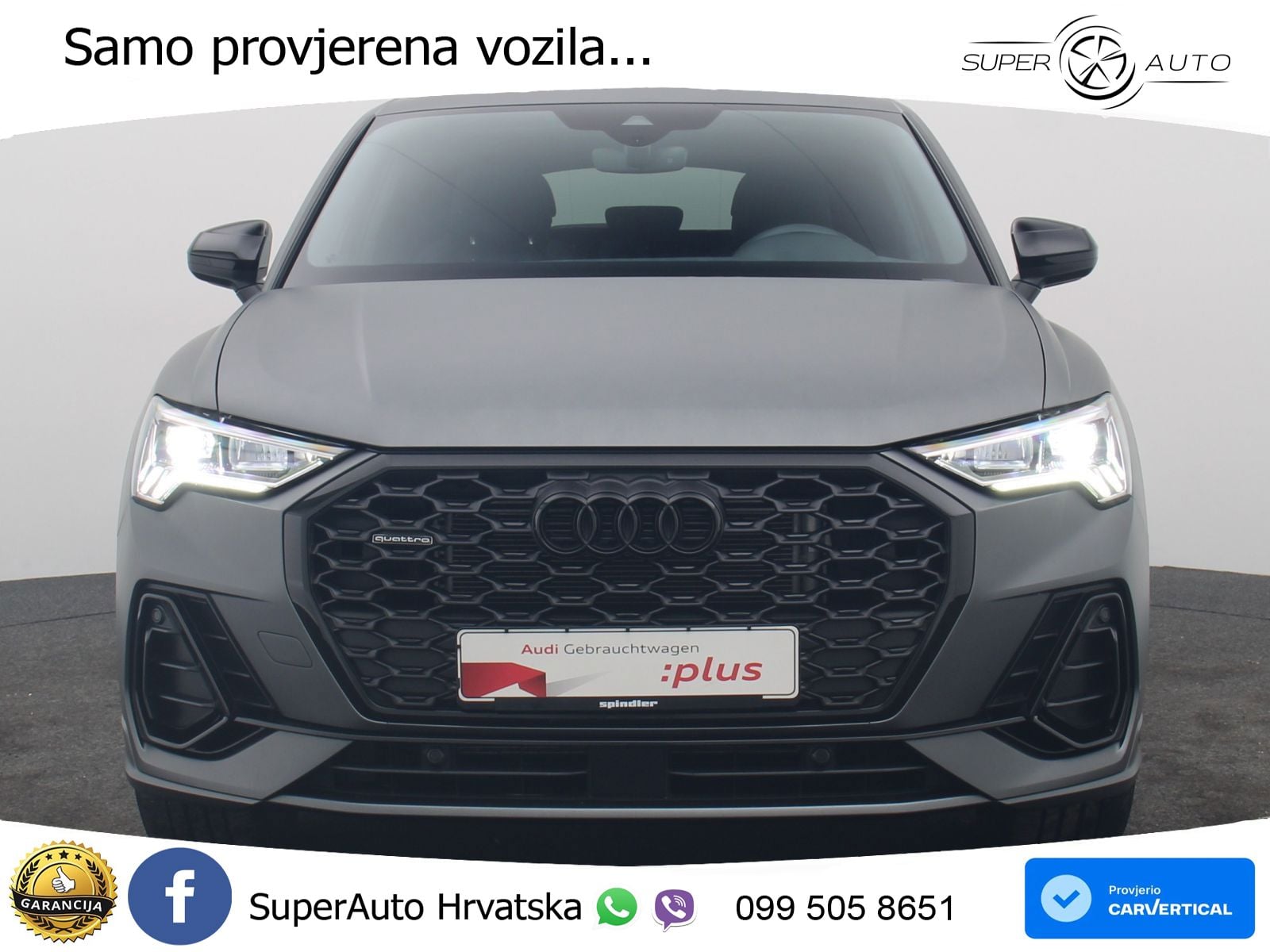 Audi Q3 Sportback 45 TFSI (245 KS) quattro S tronic S line LED+GR SJED+ACC