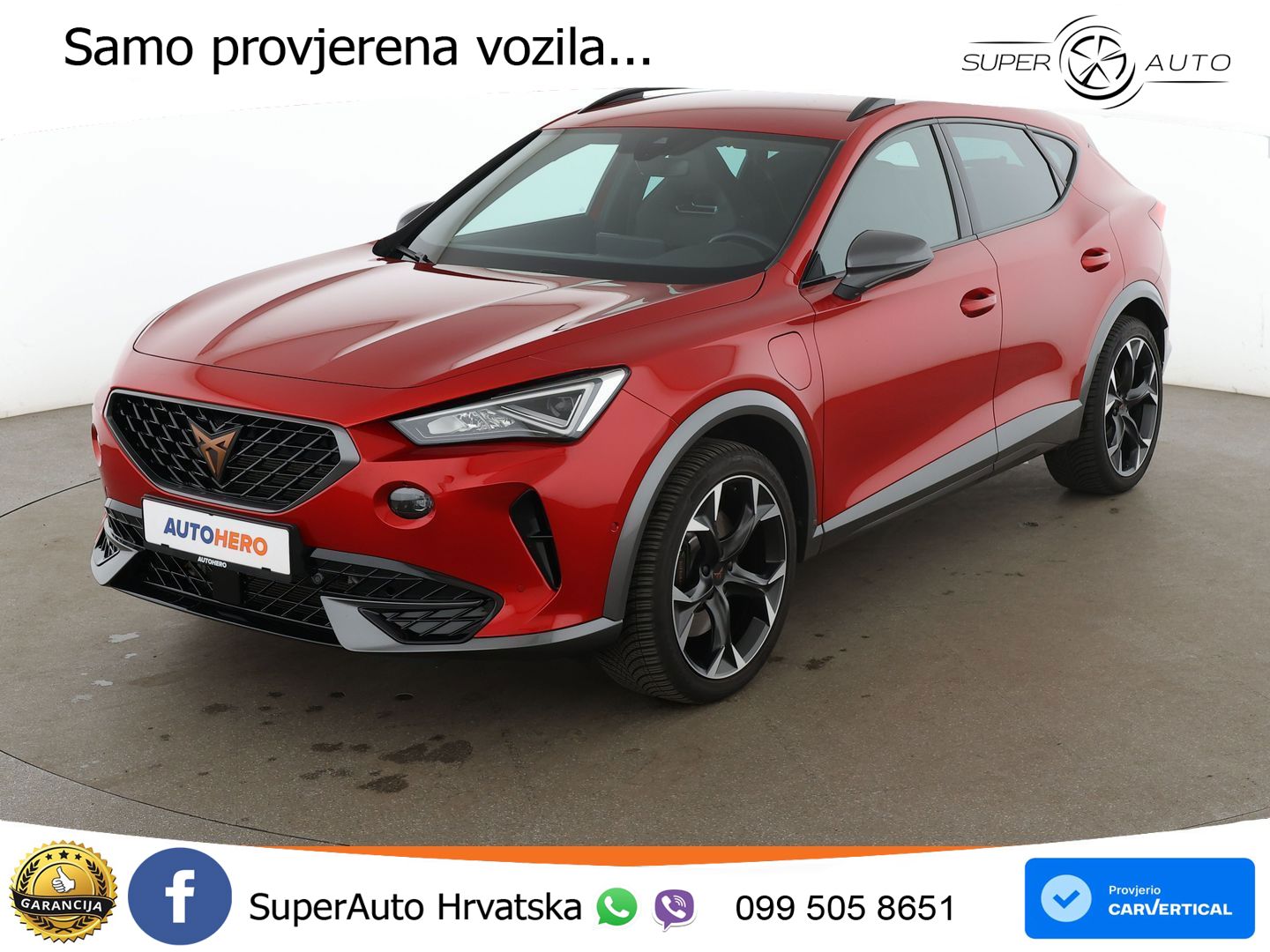 Cupra Formentor 1.4 TSI (245 KS) e-Hybrid DSG VZ LED+GR SJED+ACC