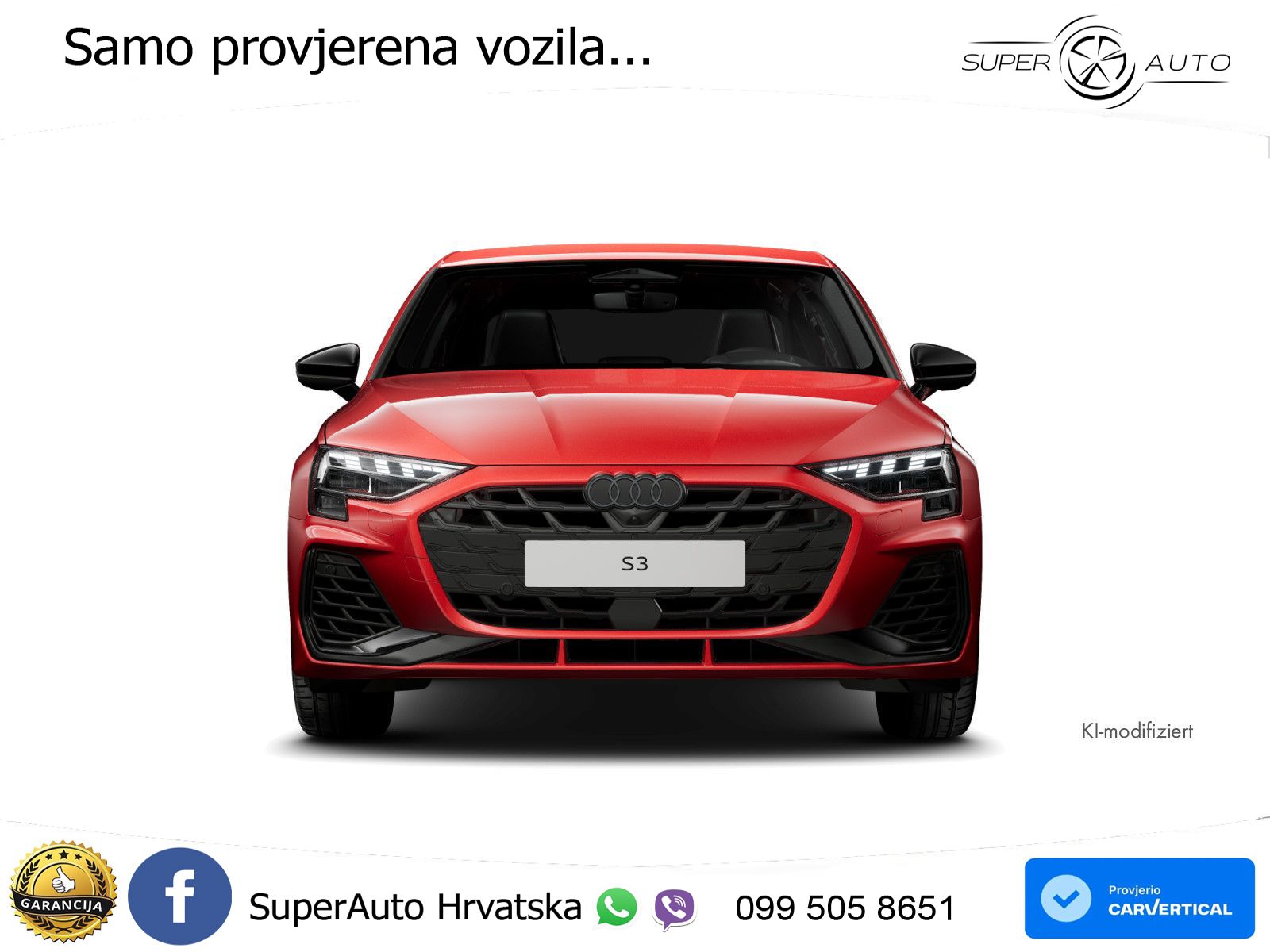 Audi S3 Limuzina 2.0 TFSI (333 KS) quattro S tronic MATRIX+GR SJED+KAM