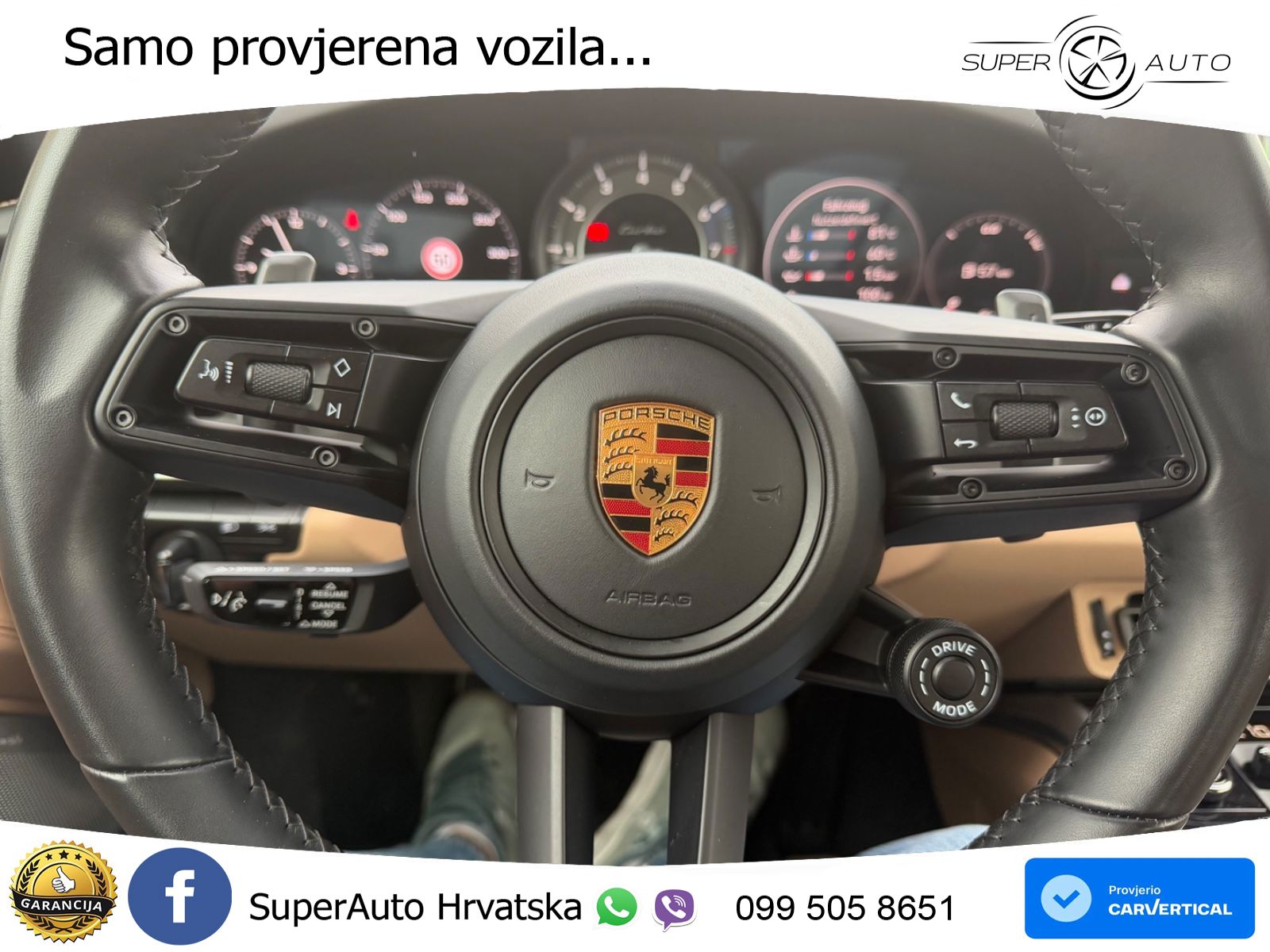 Porsche 911 Turbo Cabriolet 3.8 (580 KS) PDK ZRAČNI+ACC+GR SJED+KAM