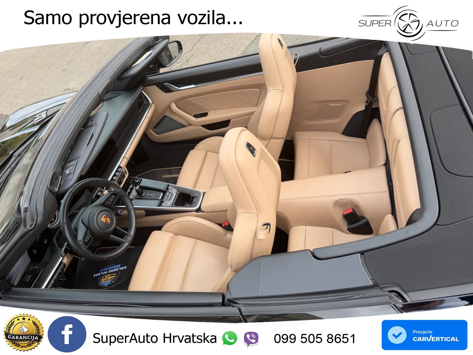 Porsche 911 Turbo Cabriolet 3.8 (580 KS) PDK ZRAČNI+ACC+GR SJED+KAM