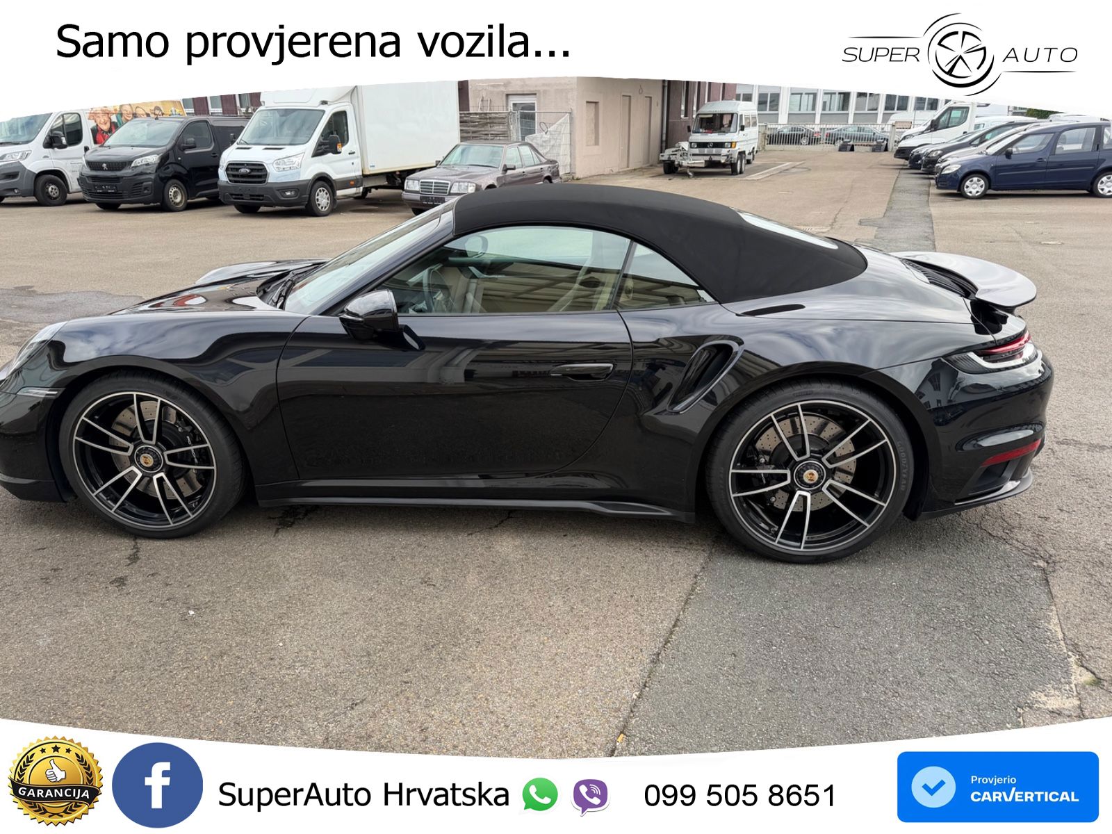 Porsche 911 Turbo Cabriolet 3.8 (580 KS) PDK ZRAČNI+ACC+GR SJED+KAM