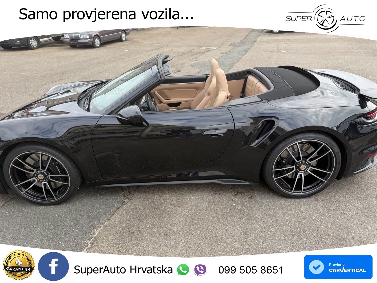Porsche 911 Turbo Cabriolet 3.8 (580 KS) PDK ZRAČNI+ACC+GR SJED+KAM