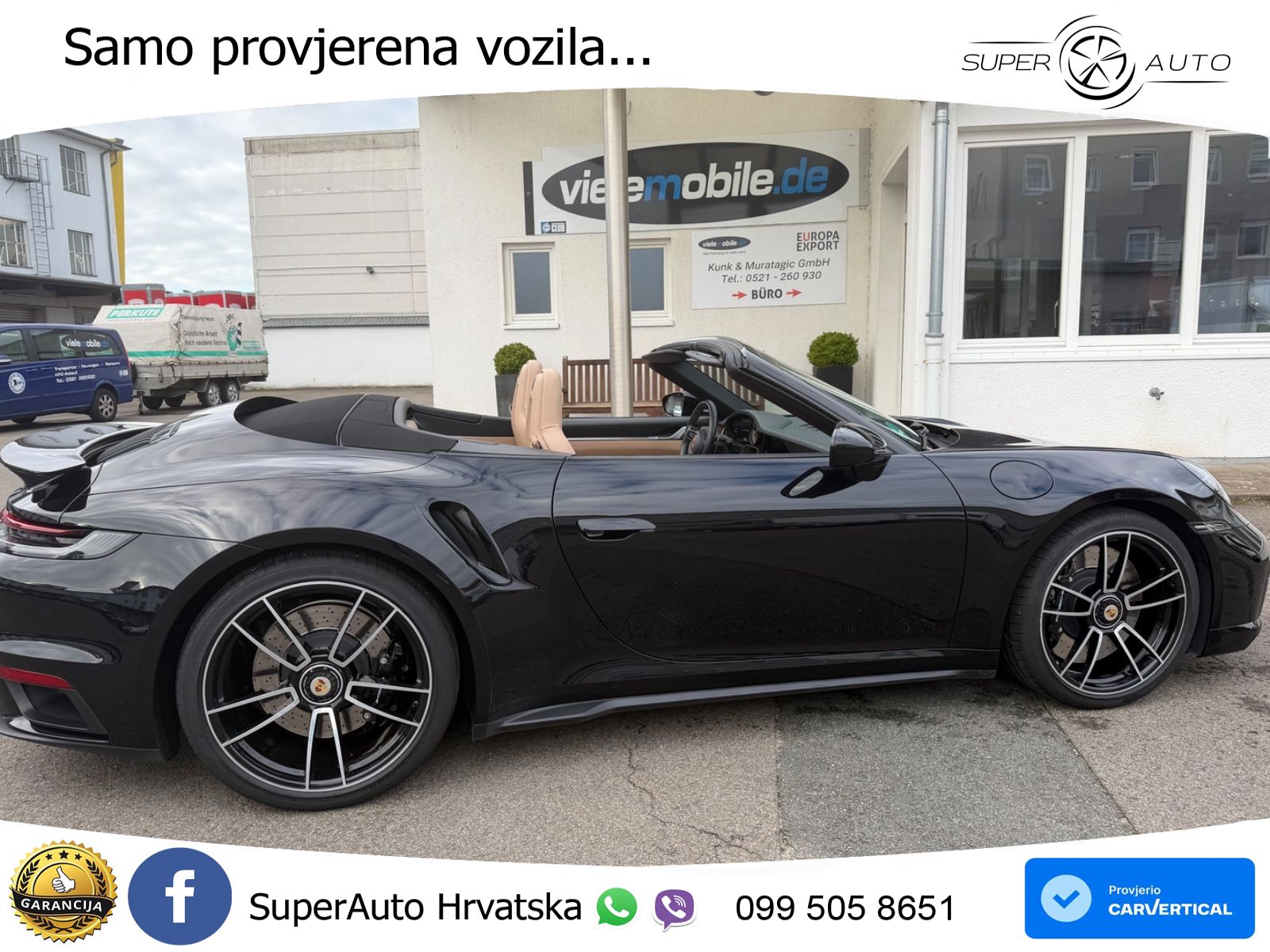 Porsche 911 Turbo Cabriolet 3.8 (580 KS) PDK ZRAČNI+ACC+GR SJED+KAM