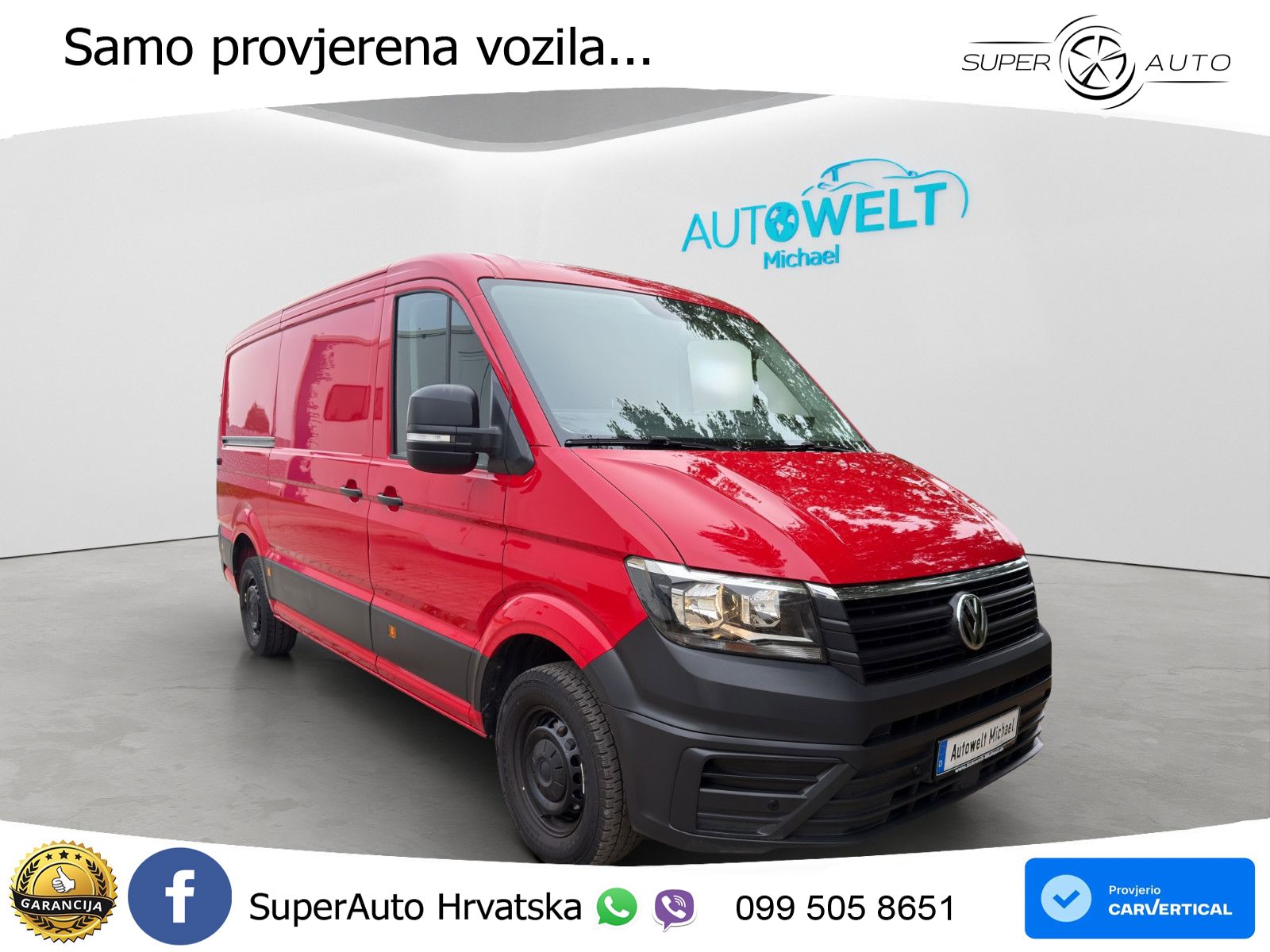 Volkswagen Crafter Kasten 2.0 TDI KLIMA SITZH KAM APP GJR 140 KS