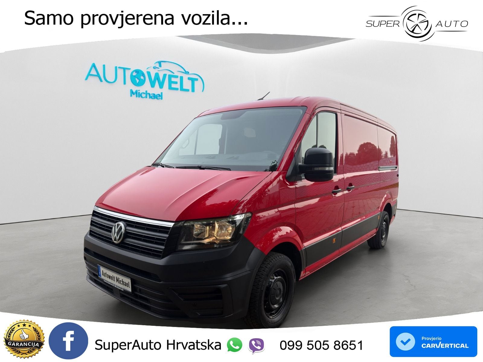 Volkswagen Crafter Kasten 2.0 TDI KLIMA SITZH KAM APP GJR 140 KS