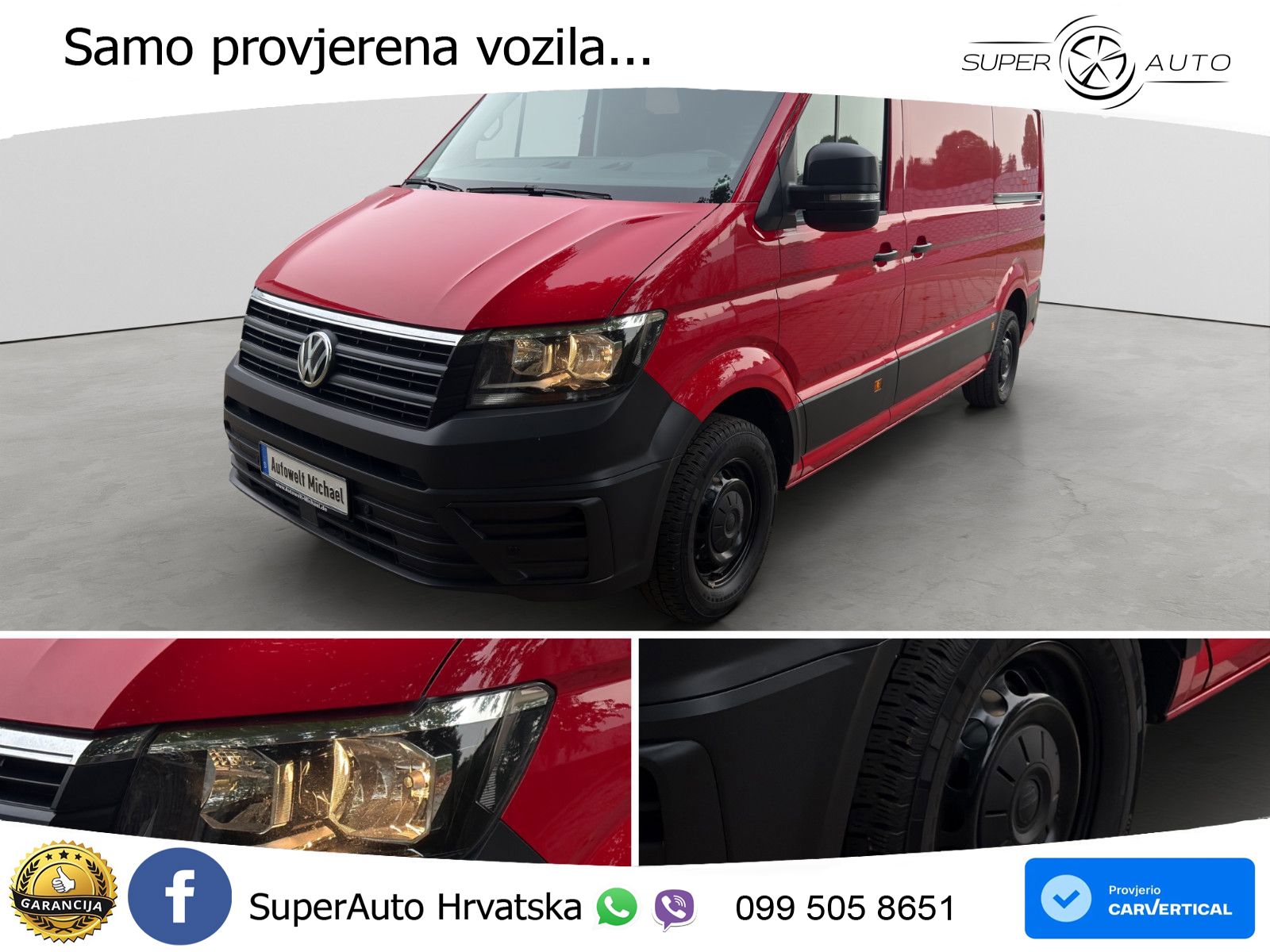 Volkswagen Crafter Kasten 2.0 TDI KLIMA SITZH KAM APP GJR 140 KS