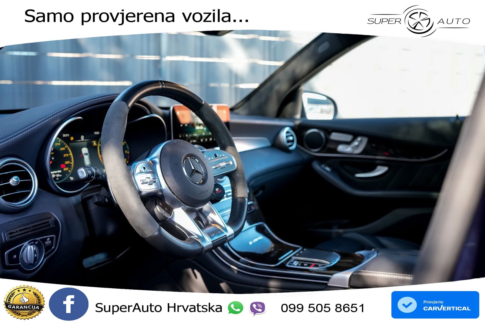 Mercedes AMG GLC 63 S V8 (510 KS) 4MATIC+ MCT LED+GR SJED+ACC