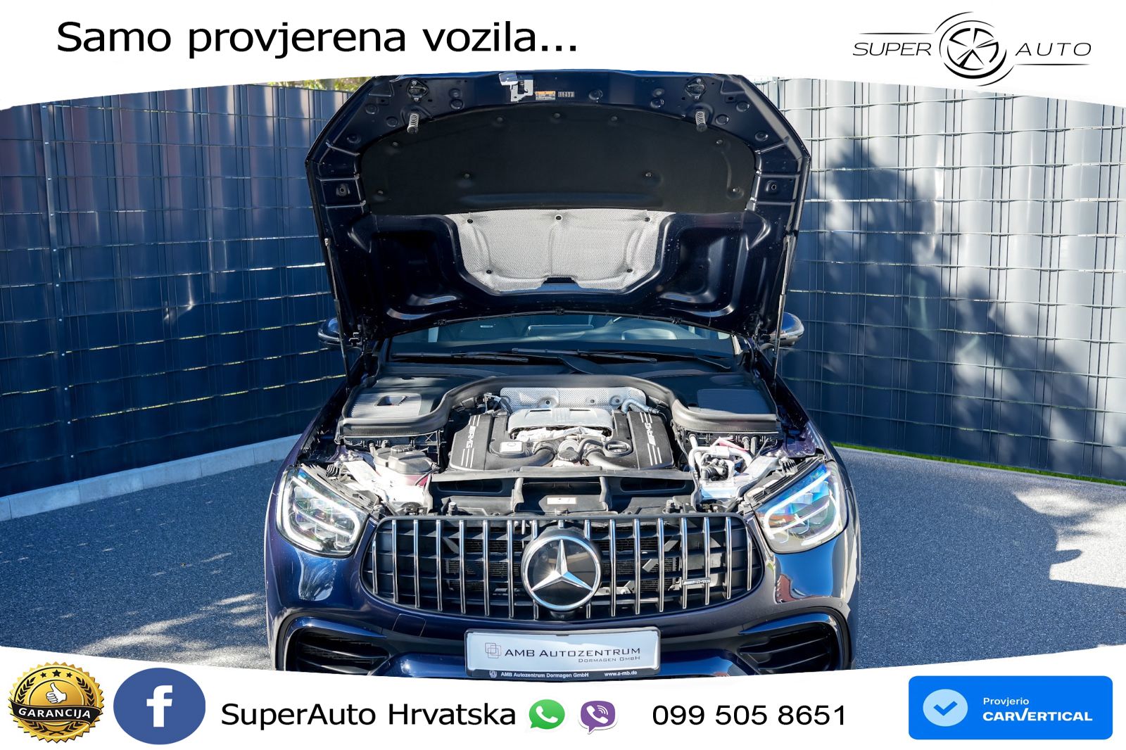 Mercedes AMG GLC 63 S V8 (510 KS) 4MATIC+ MCT LED+GR SJED+ACC