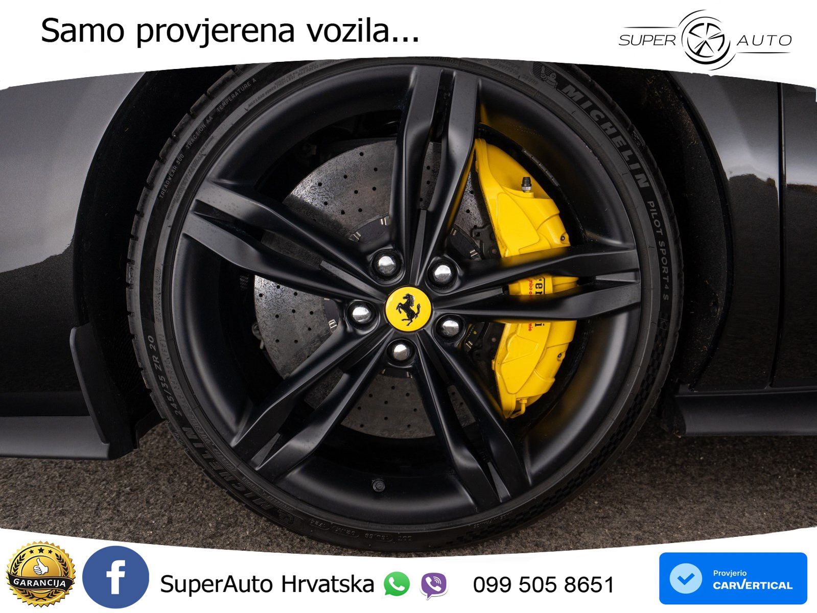 Ferrari 296 GTS 3.0 V6 (830 KS) F1 DCT LED+ACC