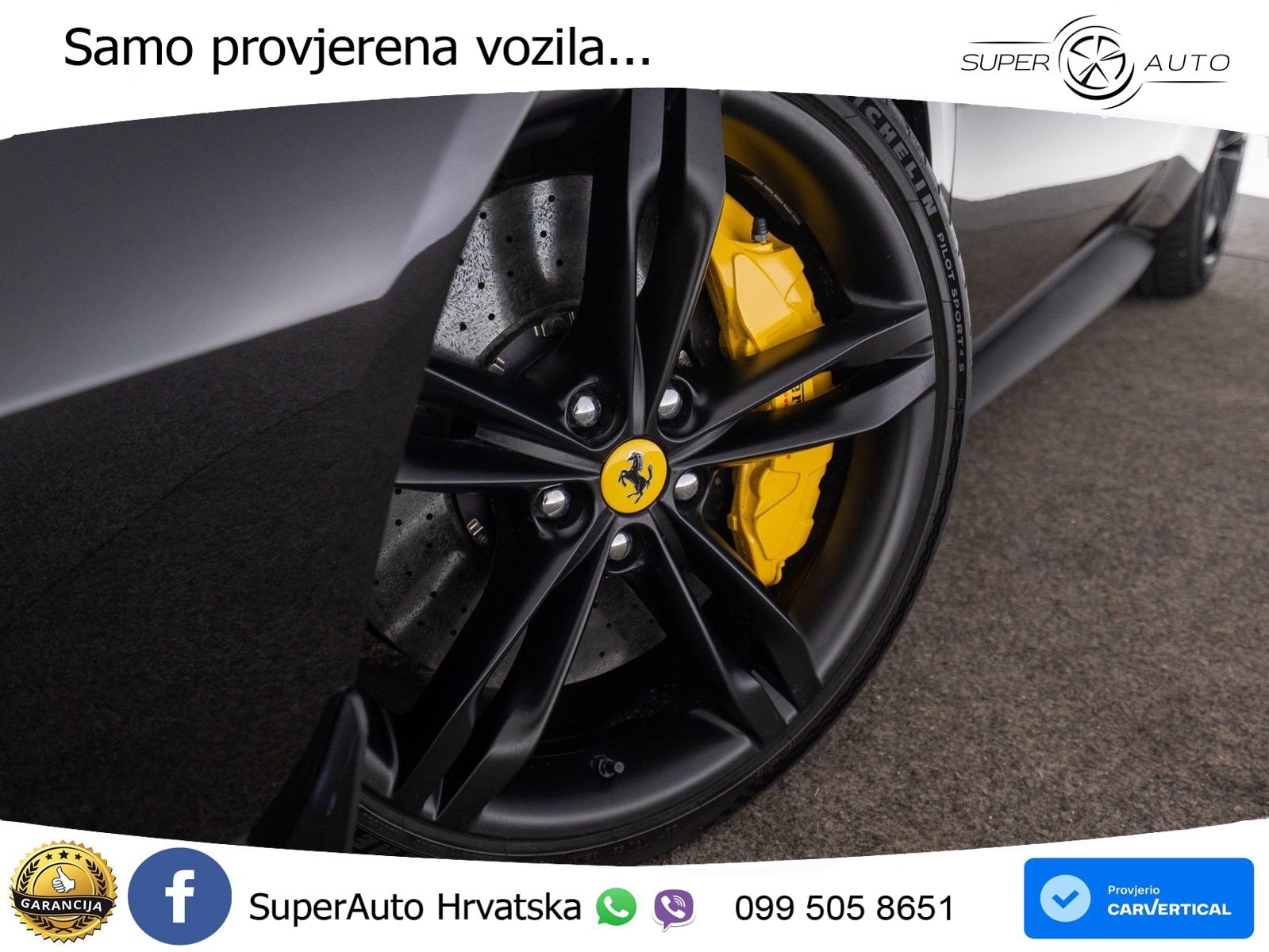 Ferrari 296 GTS 3.0 V6 (830 KS) F1 DCT LED+ACC