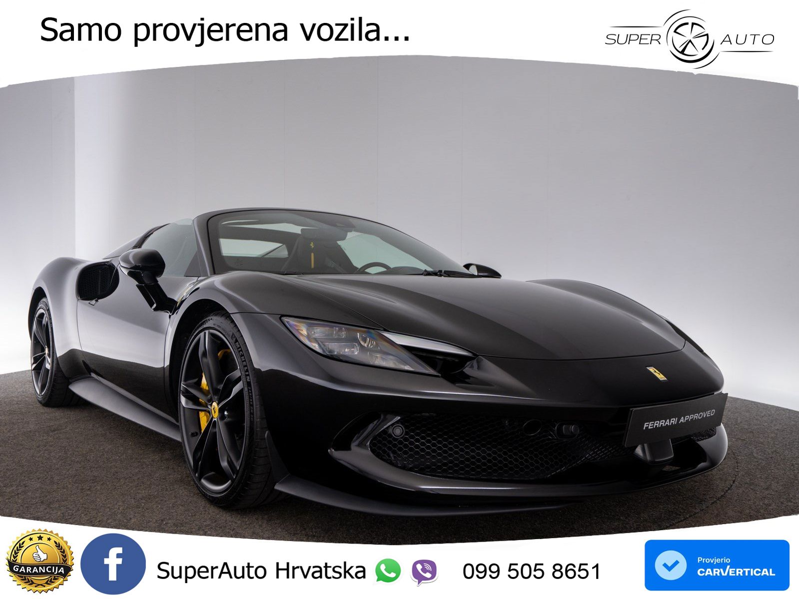 Ferrari 296 GTS 3.0 V6 (830 KS) F1 DCT LED+ACC