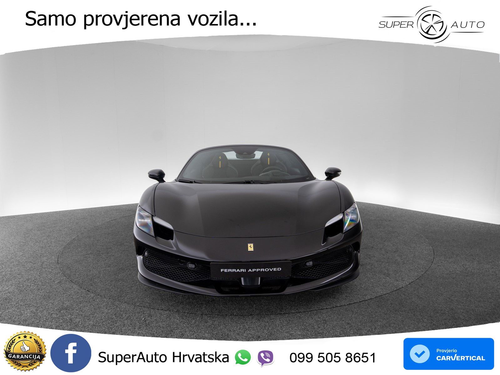 Ferrari 296 GTS 3.0 V6 (830 KS) F1 DCT LED+ACC