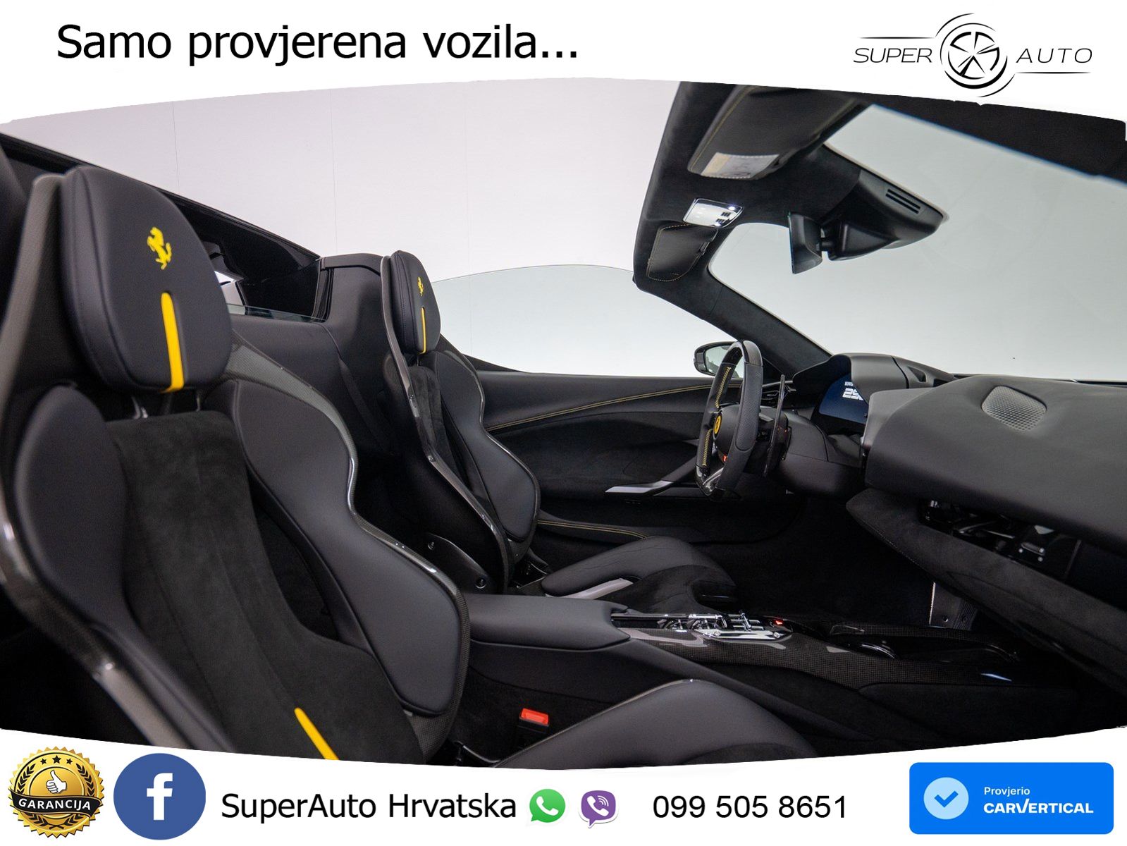 Ferrari 296 GTS 3.0 V6 (830 KS) F1 DCT LED+ACC