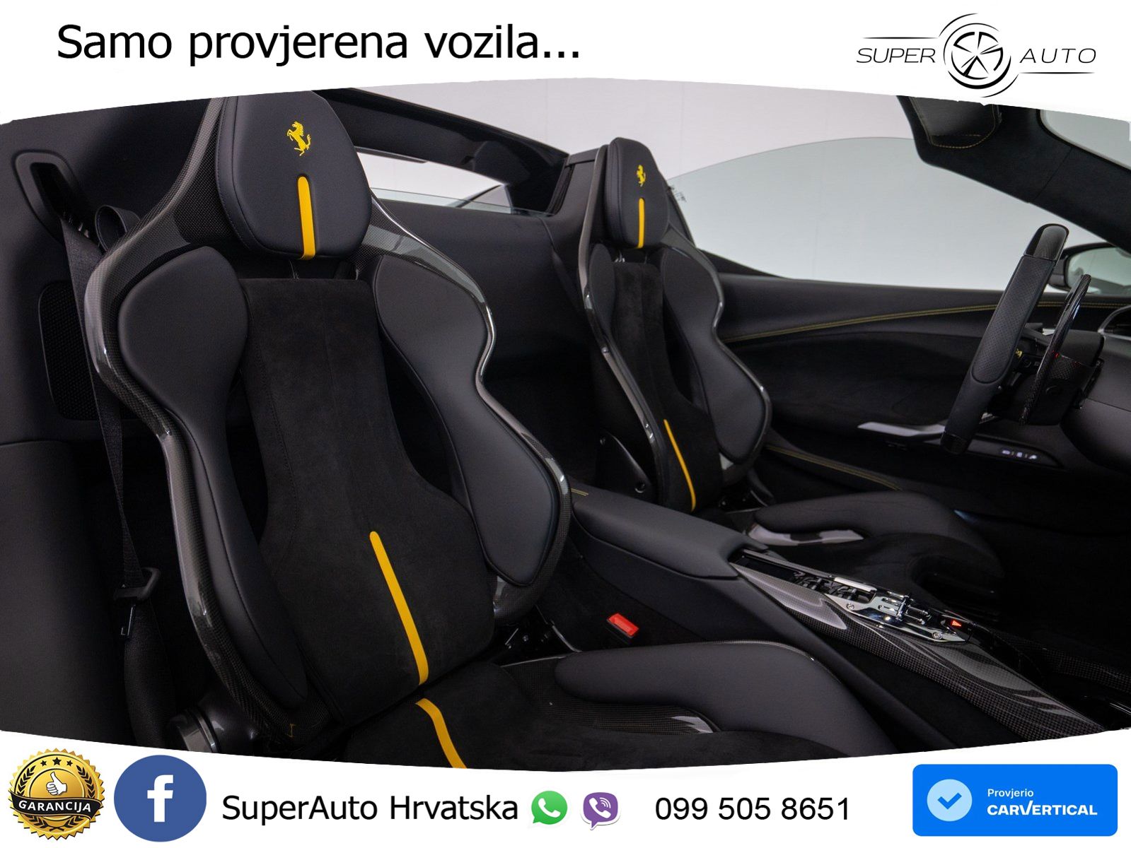 Ferrari 296 GTS 3.0 V6 (830 KS) F1 DCT LED+ACC