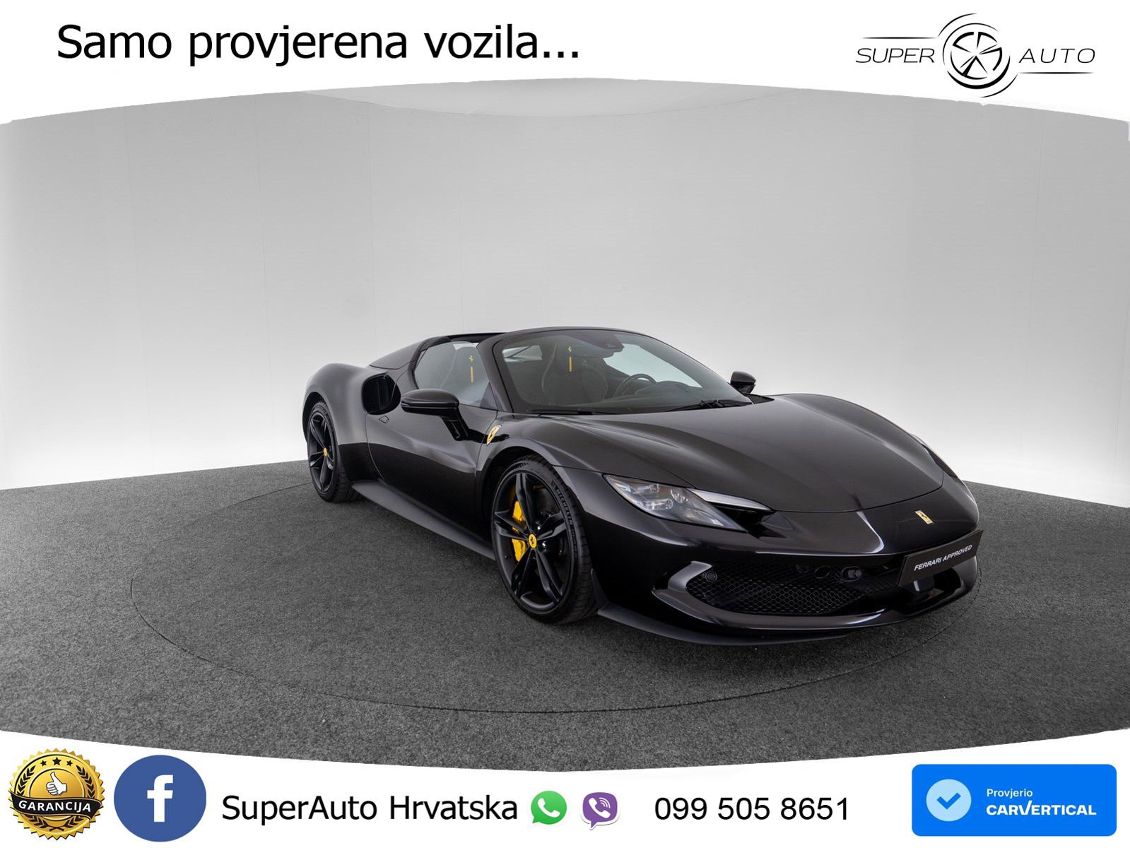 Ferrari 296 GTS 3.0 V6 (830 KS) F1 DCT LED+ACC