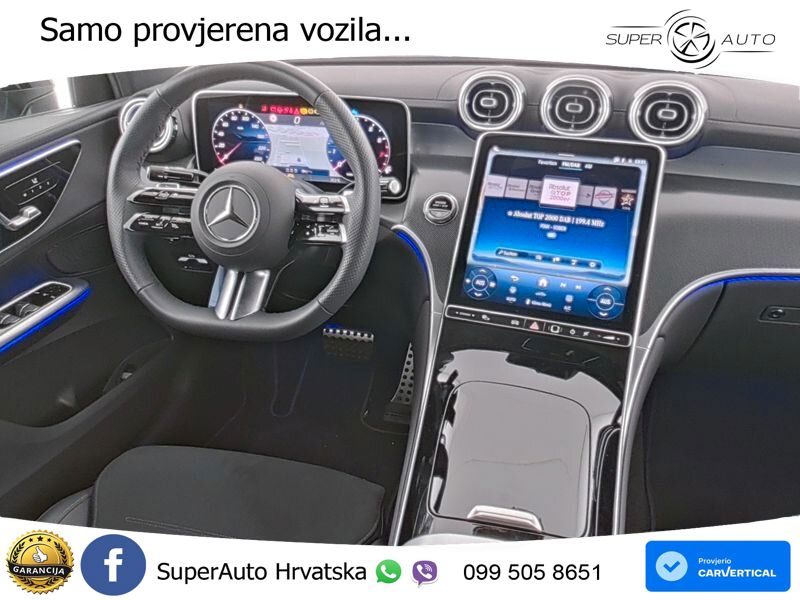 Mercedes GLC Coupe 200 (204 KS) 4MATIC 9G-TRONIC Night paket ACC+GR SJED+360+PANO