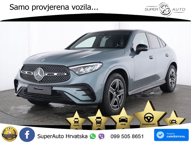 Mercedes GLC Coupe 200 (204 KS) 4MATIC 9G-TRONIC Night paket ACC+GR SJED+360+PANO