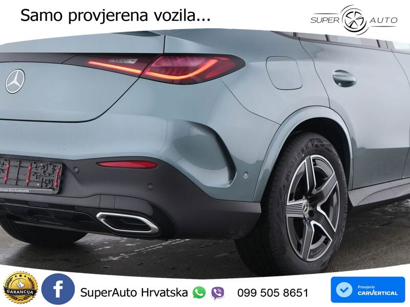 Mercedes GLC Coupe 200 (204 KS) 4MATIC 9G-TRONIC Night paket ACC+GR SJED+360+PANO