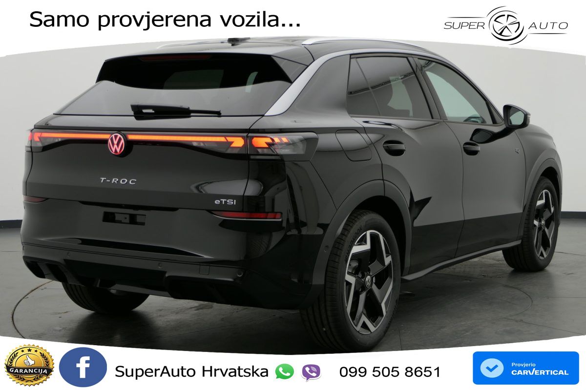 Volkswagen T-Roc 1.5 eTSI (150 KS)  DSG R-Line LED+GR SJED+ACC