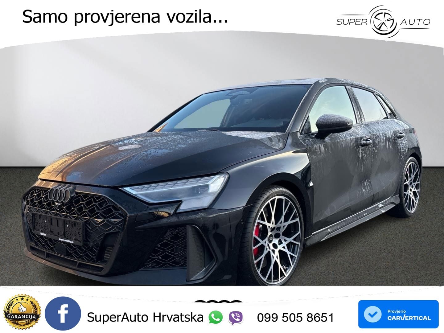 Audi RS3 Sedan 2.5 TFSI (400 KS) quattro S tronic ACC+HEAD+GR SJED+360+PANO