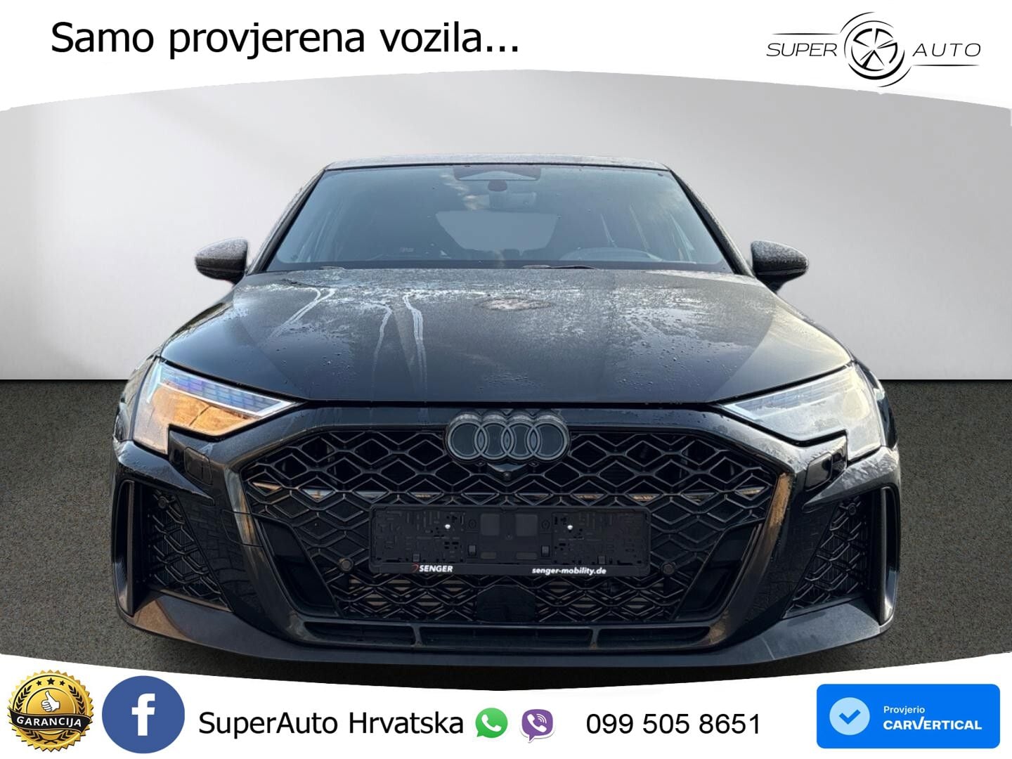 Audi RS3 Sedan 2.5 TFSI (400 KS) quattro S tronic ACC+HEAD+GR SJED+360+PANO