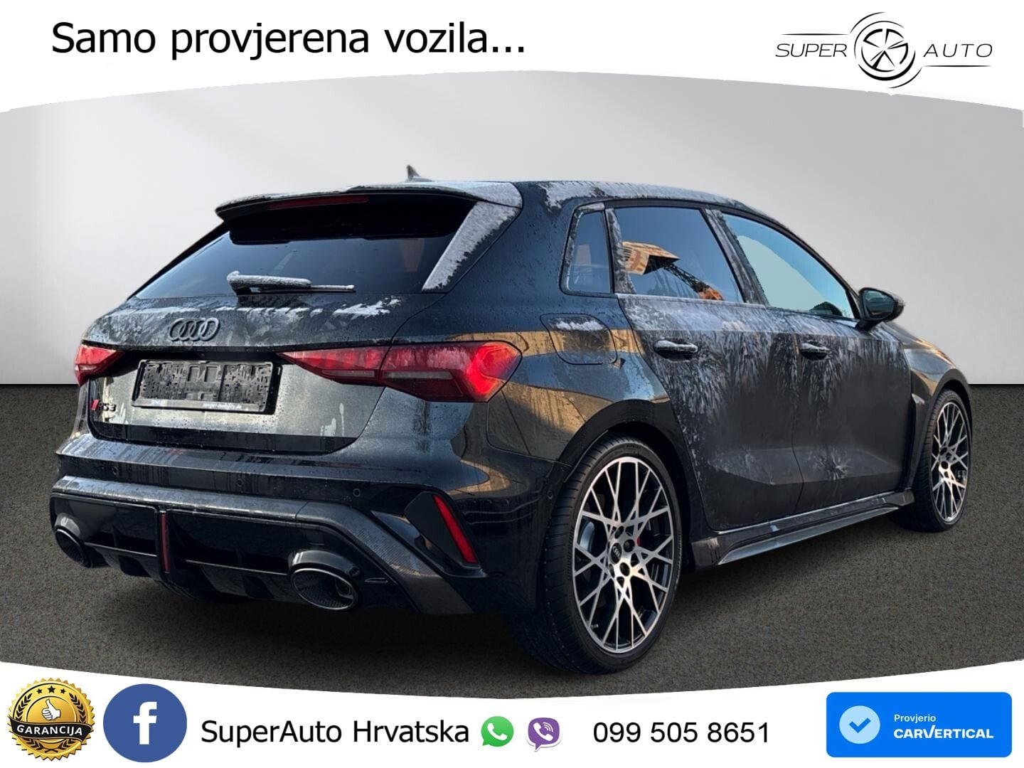 Audi RS3 Sedan 2.5 TFSI (400 KS) quattro S tronic ACC+HEAD+GR SJED+360+PANO