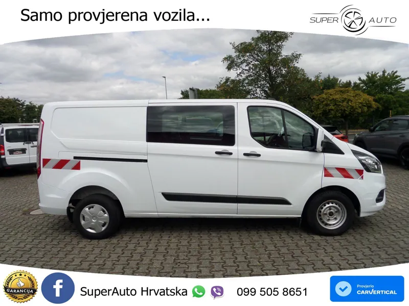 Ford Transit Custom 300 L2 DoKa 5Sitz+Standhzg+Regale 131 KS