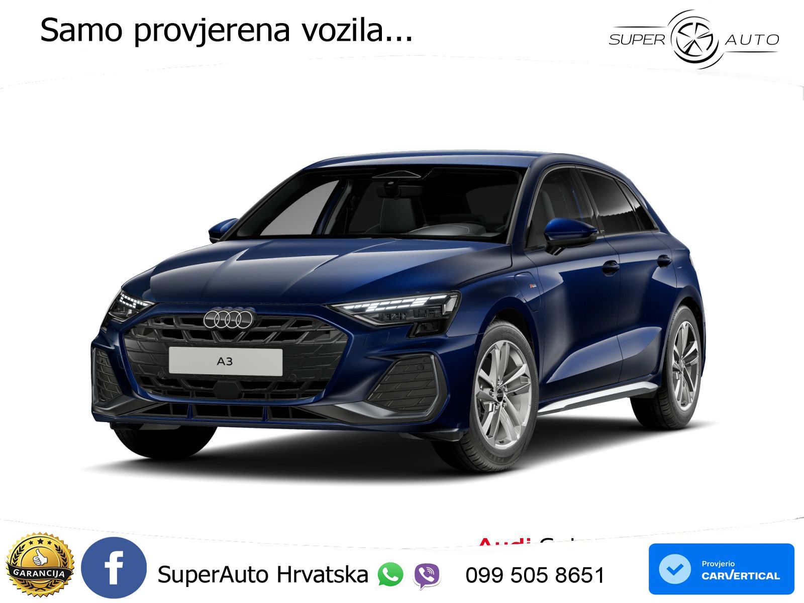 Audi A3 40 TFSIe (204 KS) S tronic S line LED+GR SJED+ACC