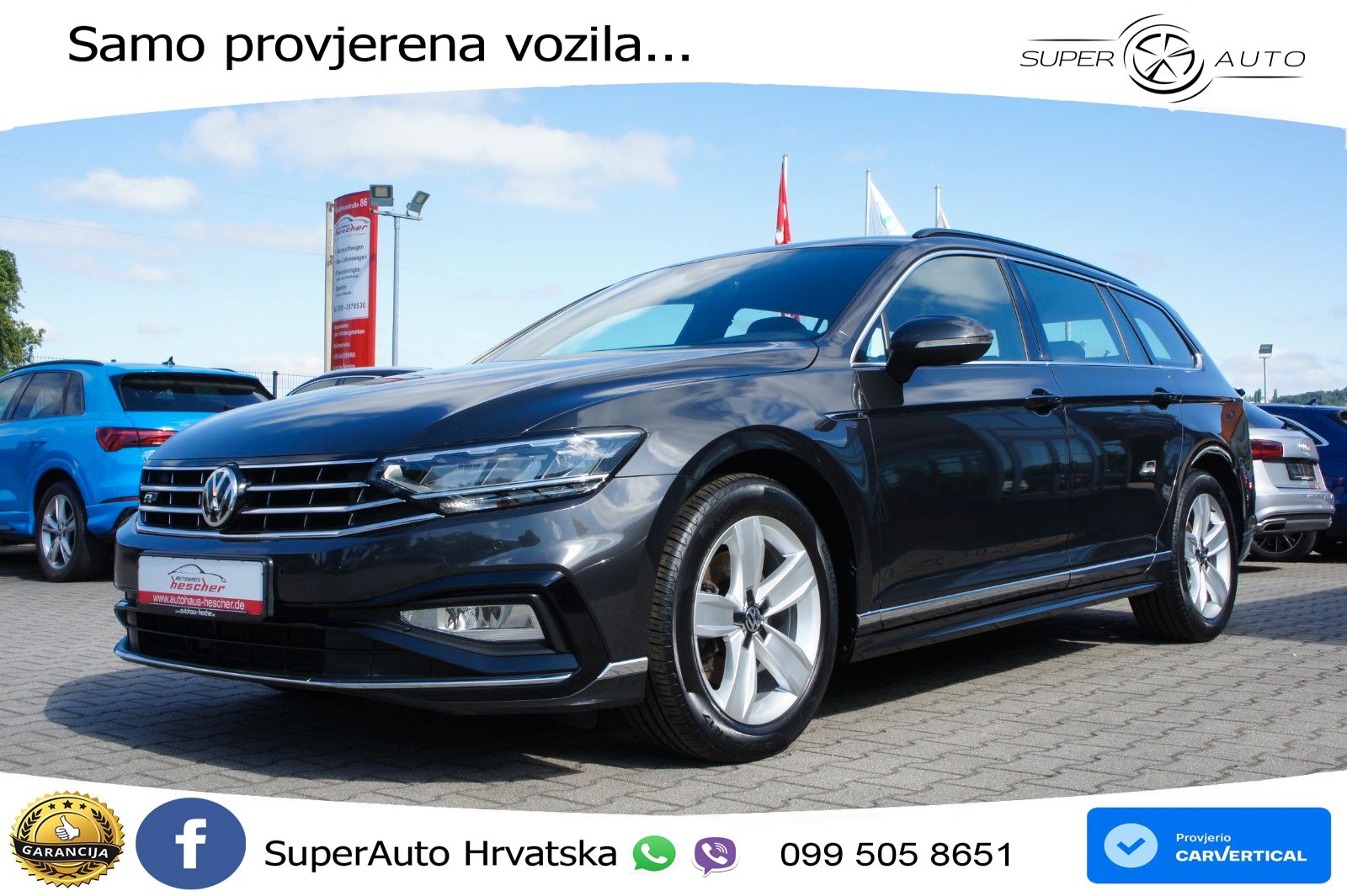 Volkswagen Passat Variant 2.0 TDI (190 KS) DSG Business LED+GR SJED+ACC