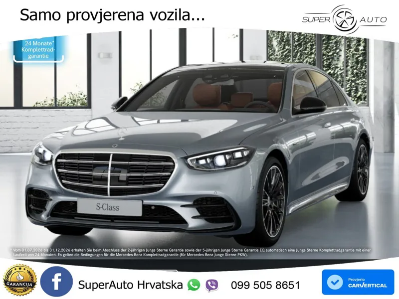 Mercedes S 450e (408 KS) 9G-TRONIC AMG ZRAČNI+ACC+GR SJED+KAM+PANO